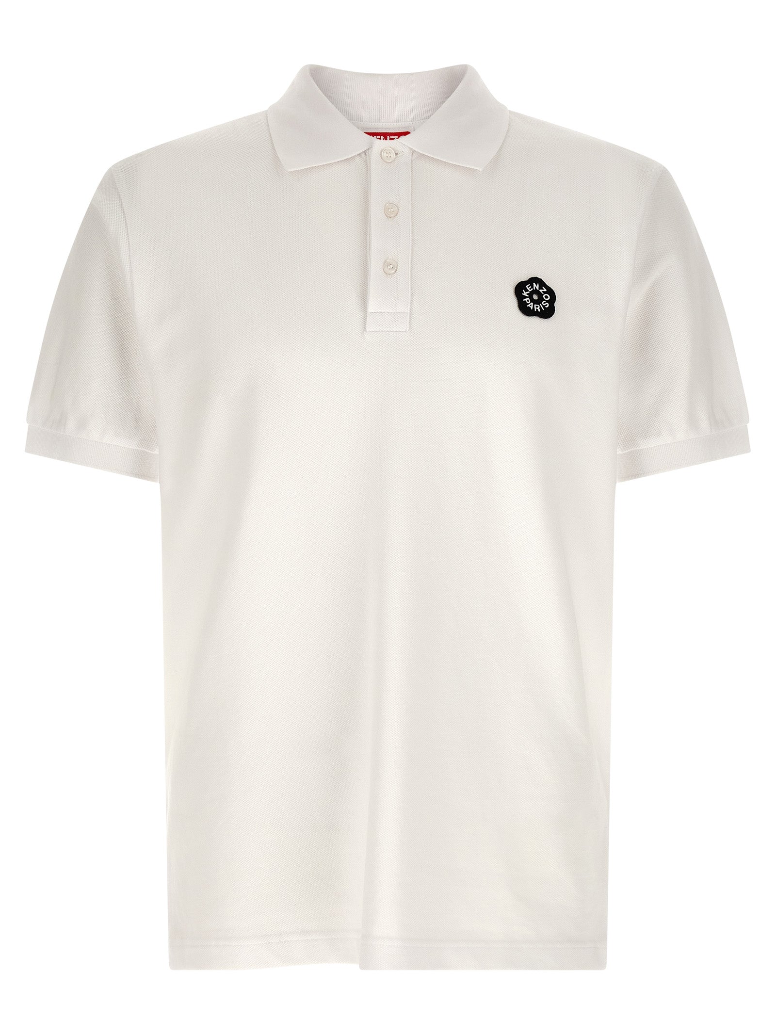 Boke Flower 2.0 Polo Shirt White Cotton