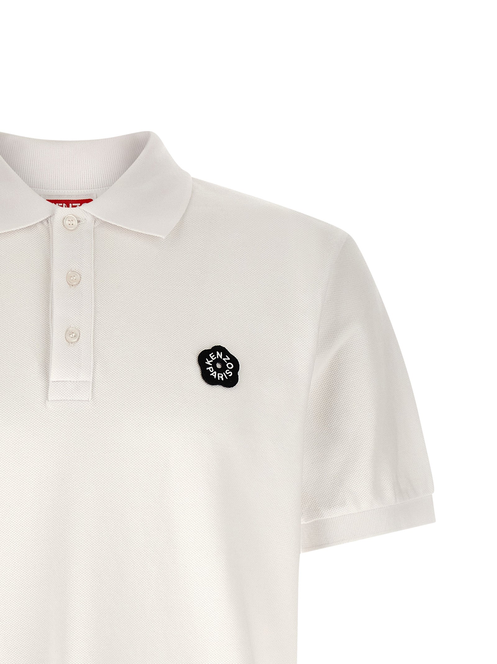 Boke Flower 2.0 Polo Shirt White Cotton
