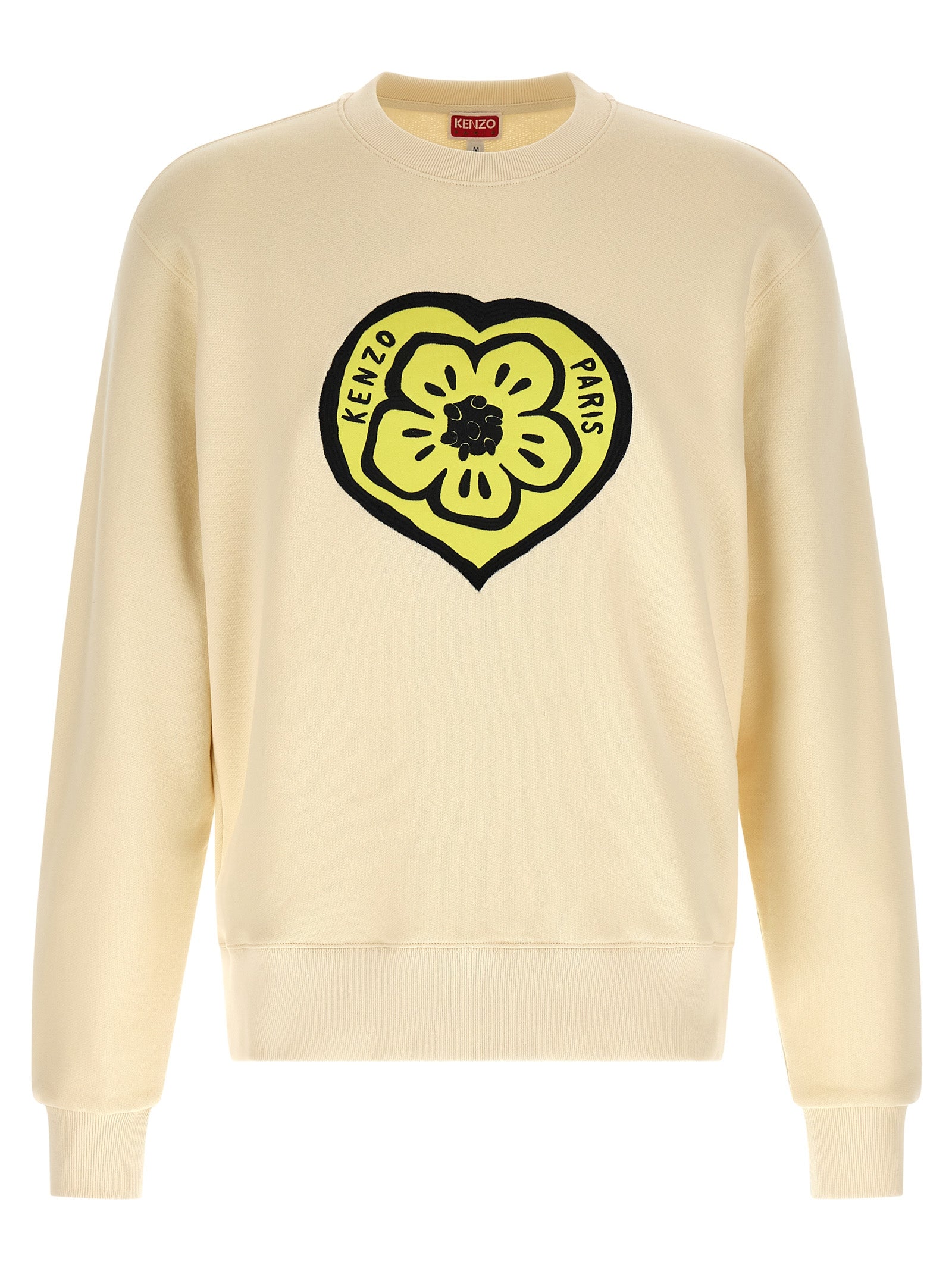 KENZO Boke Heart Classic sweatshirt Beige Cotton