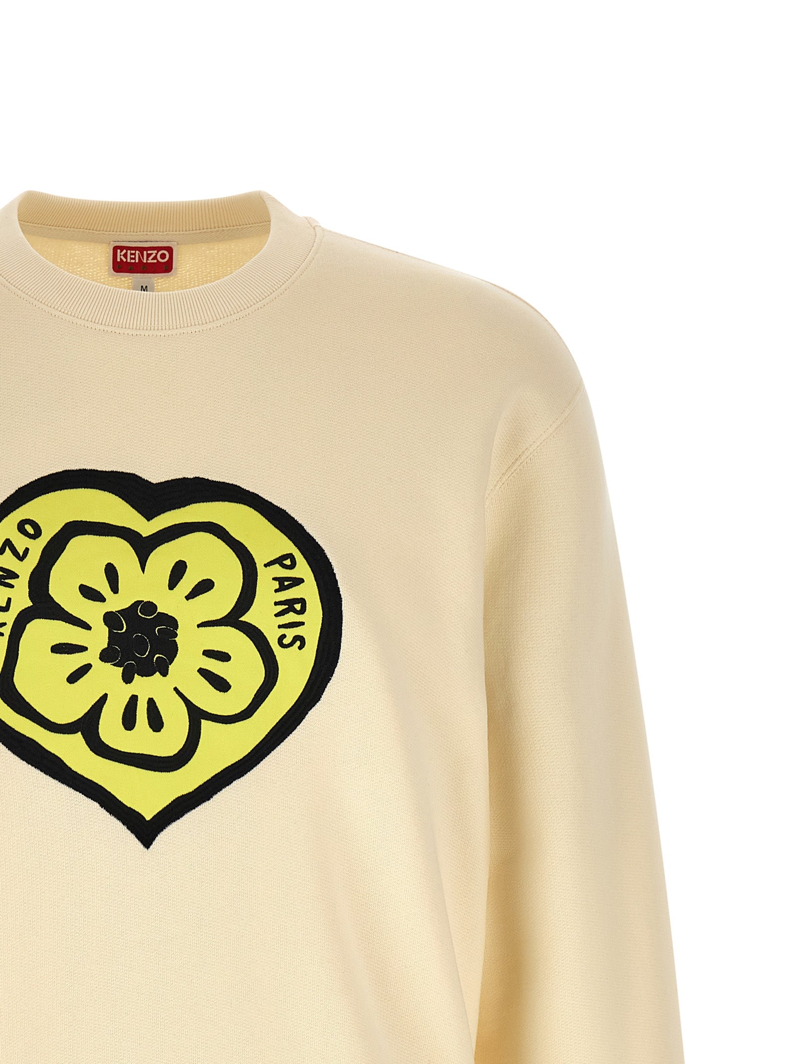 KENZO Boke Heart Classic sweatshirt Beige Cotton