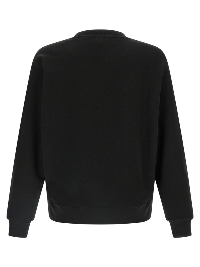 Wild Tiger Embroidered sweatshirt Black Cotton