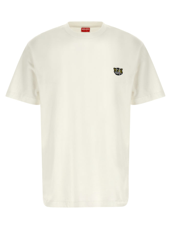 Wild Tiger T-shirt White Cotton