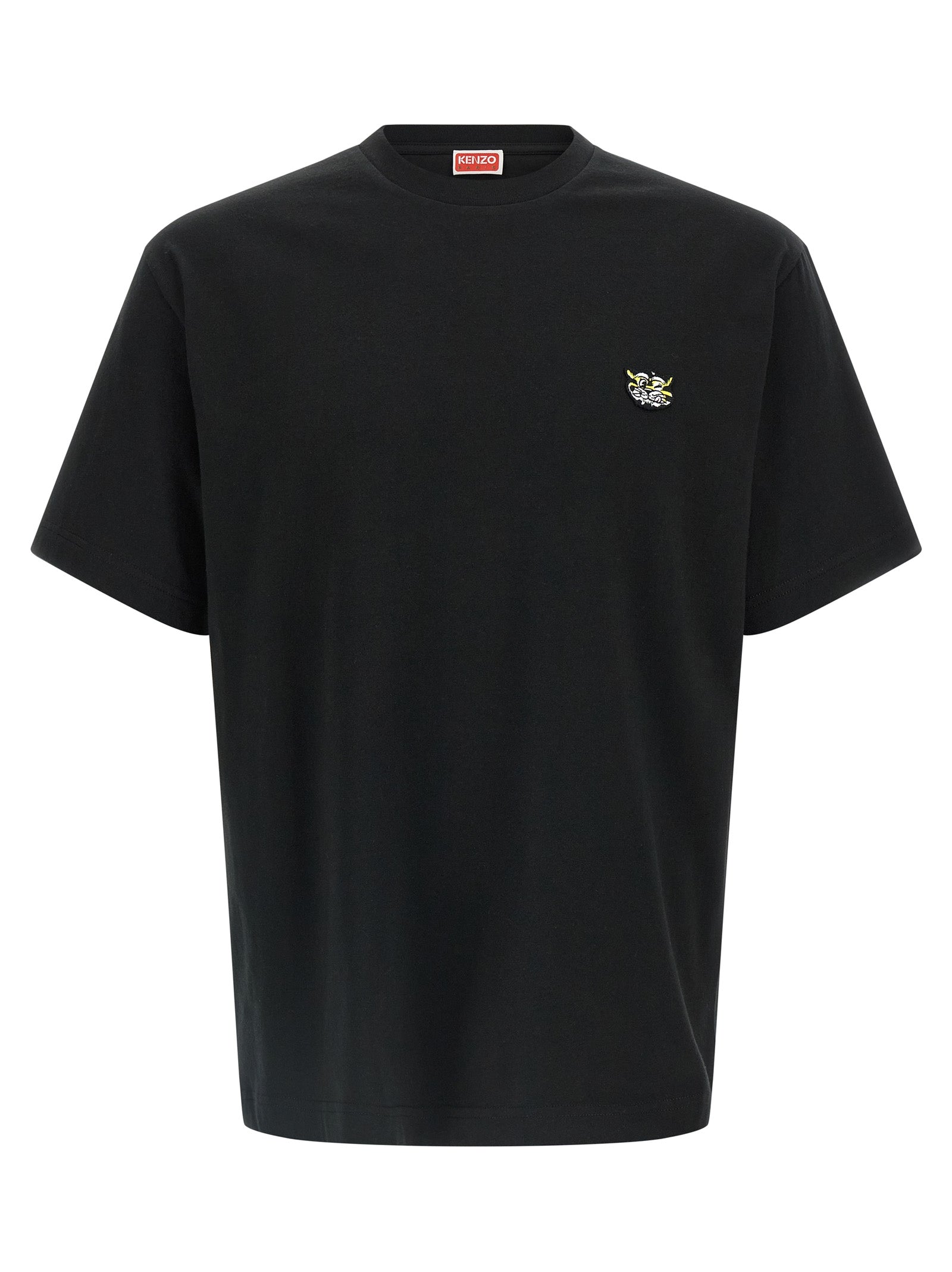 Wild Tiger Gots T-shirt Black Cotton