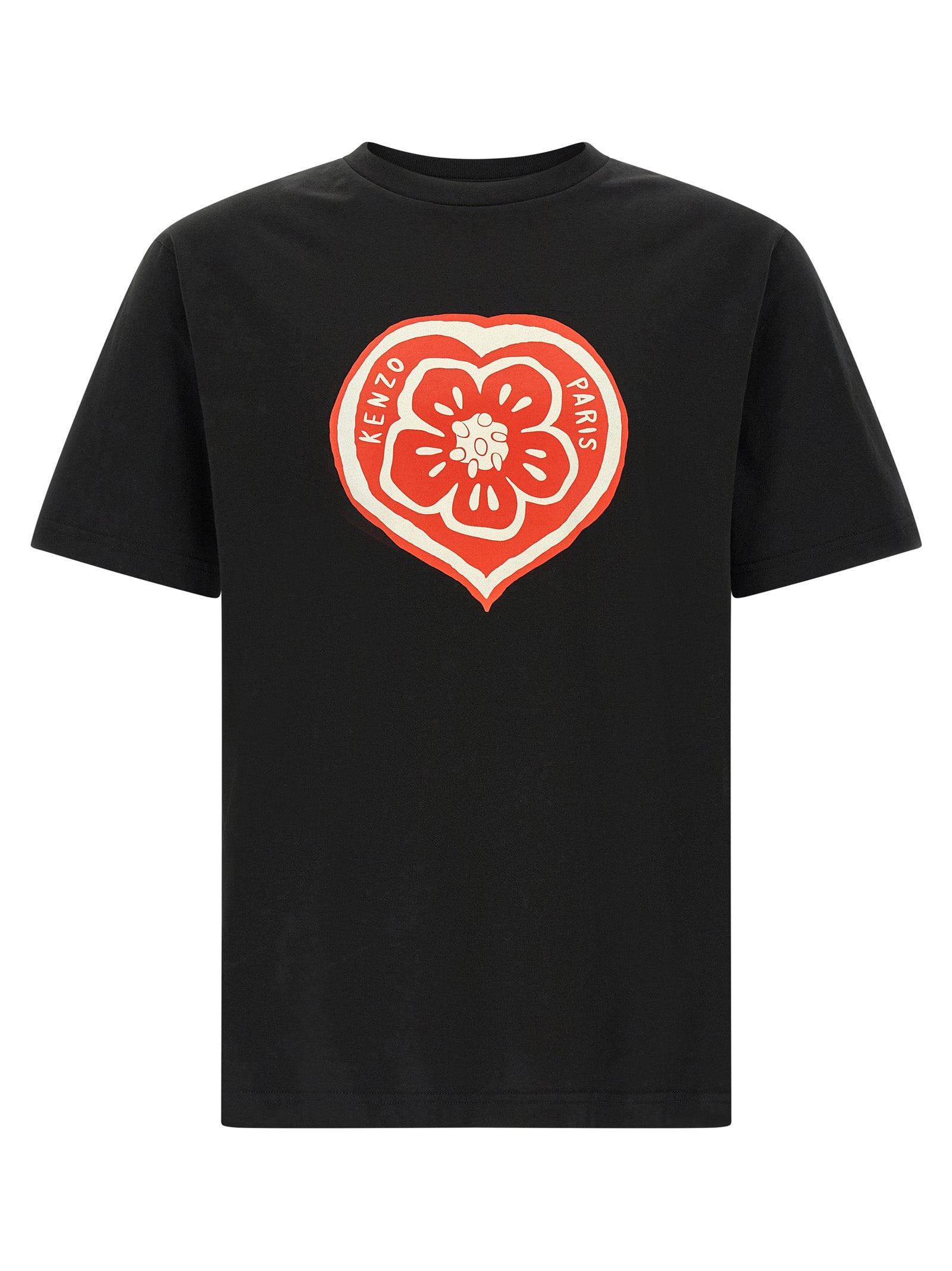 KENZO Boke Heart T-shirt Black Cotton