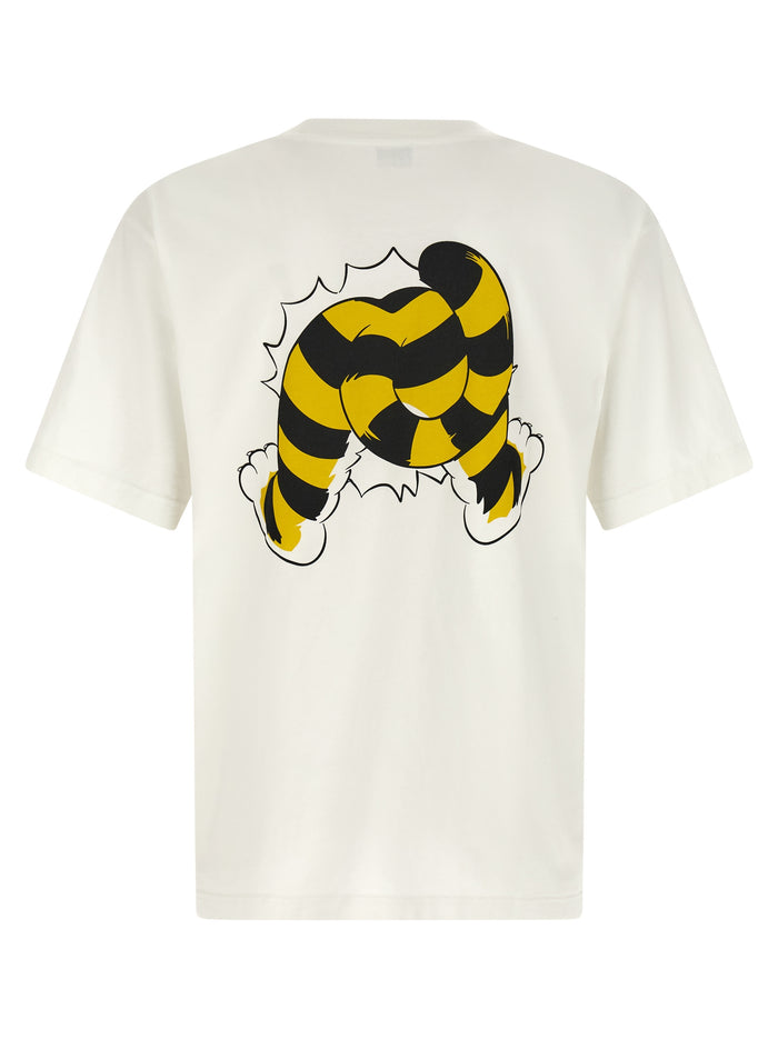 Wild Tiger T-shirt White Cotton