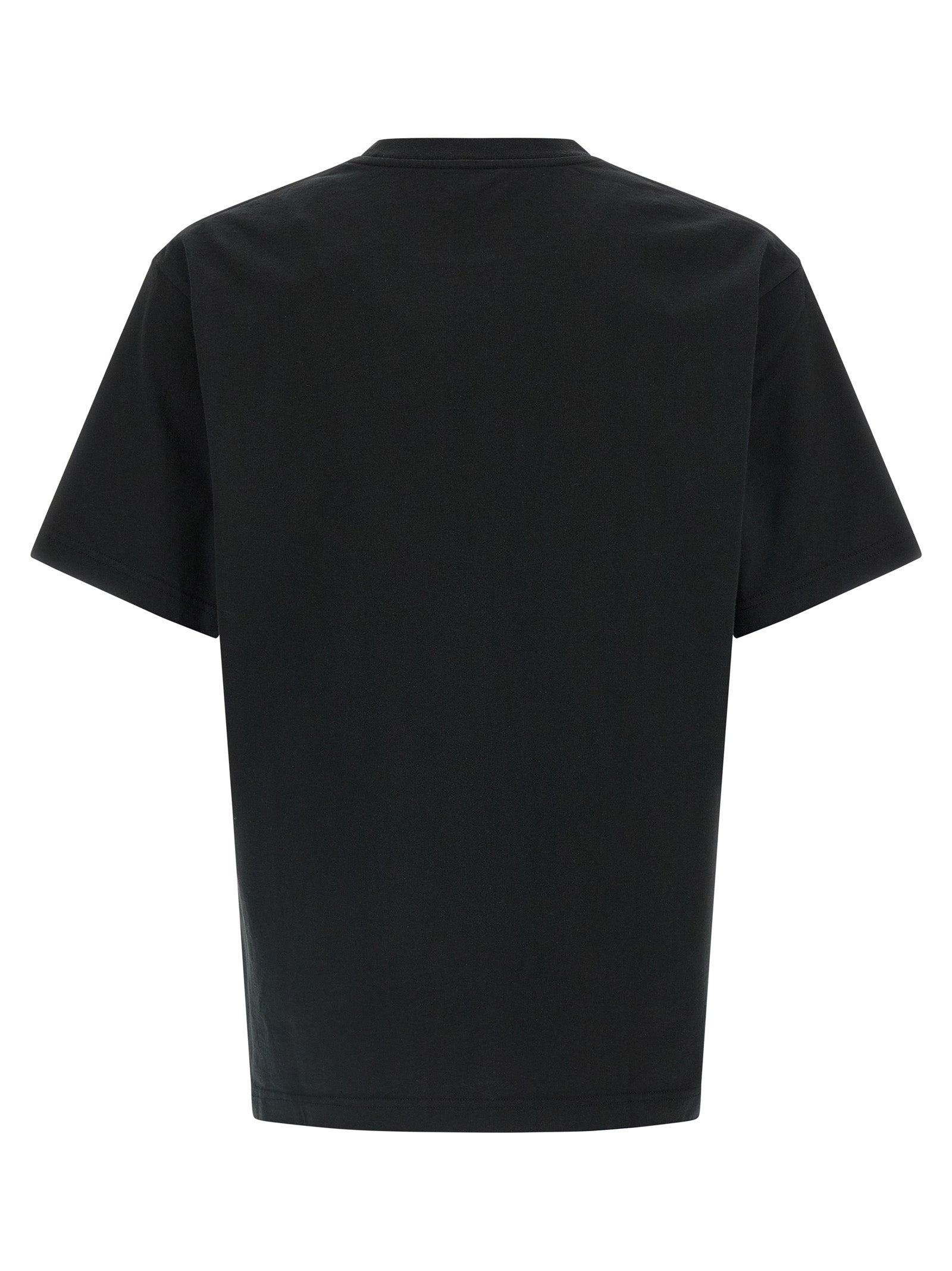 Wild Tiger embroidered T-shirt Black Cotton