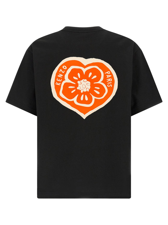 KENZO Boke Heart T-shirt Black Cotton