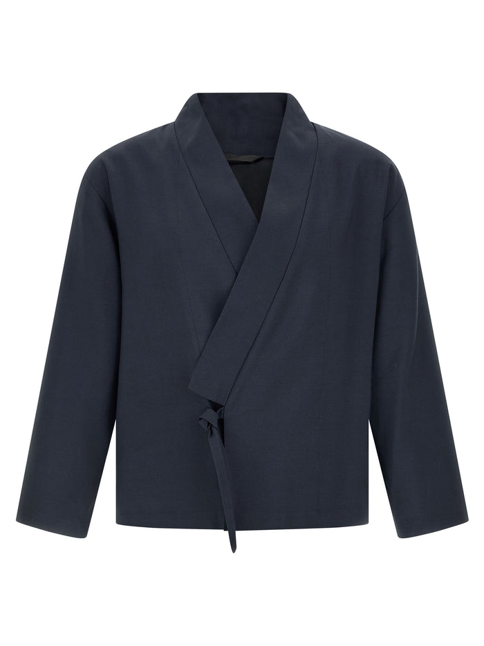 Kimono blazer Blue Viscose
