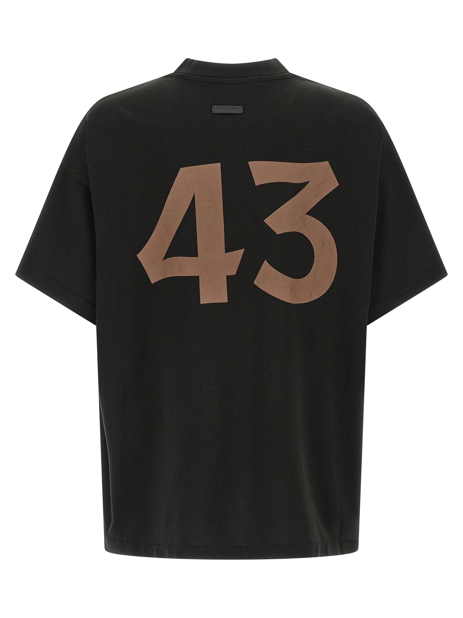 43 T-shirt Black Cotton Viscose