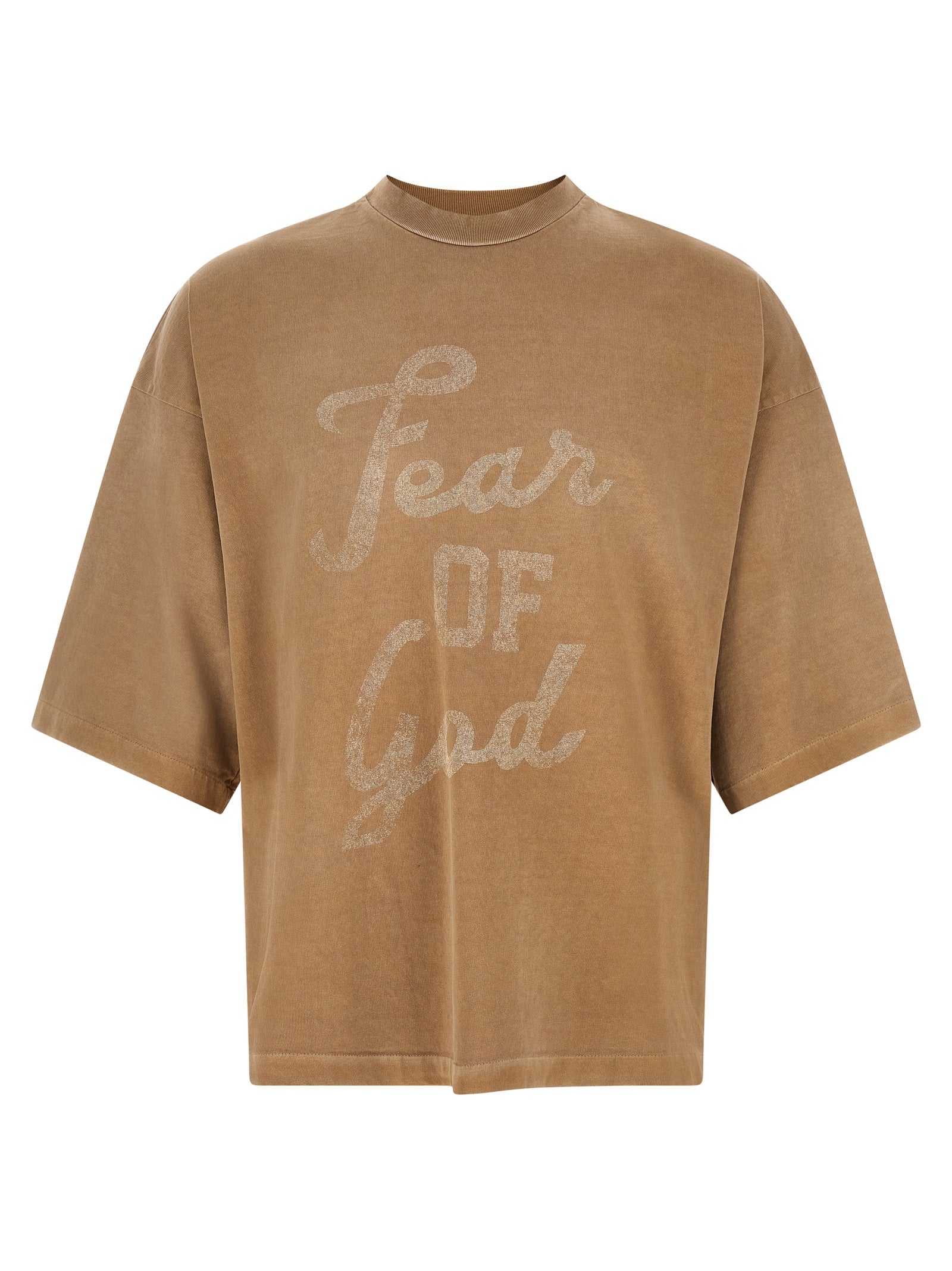 Fear Of God, 9 T-Shirt Beige Cotton
