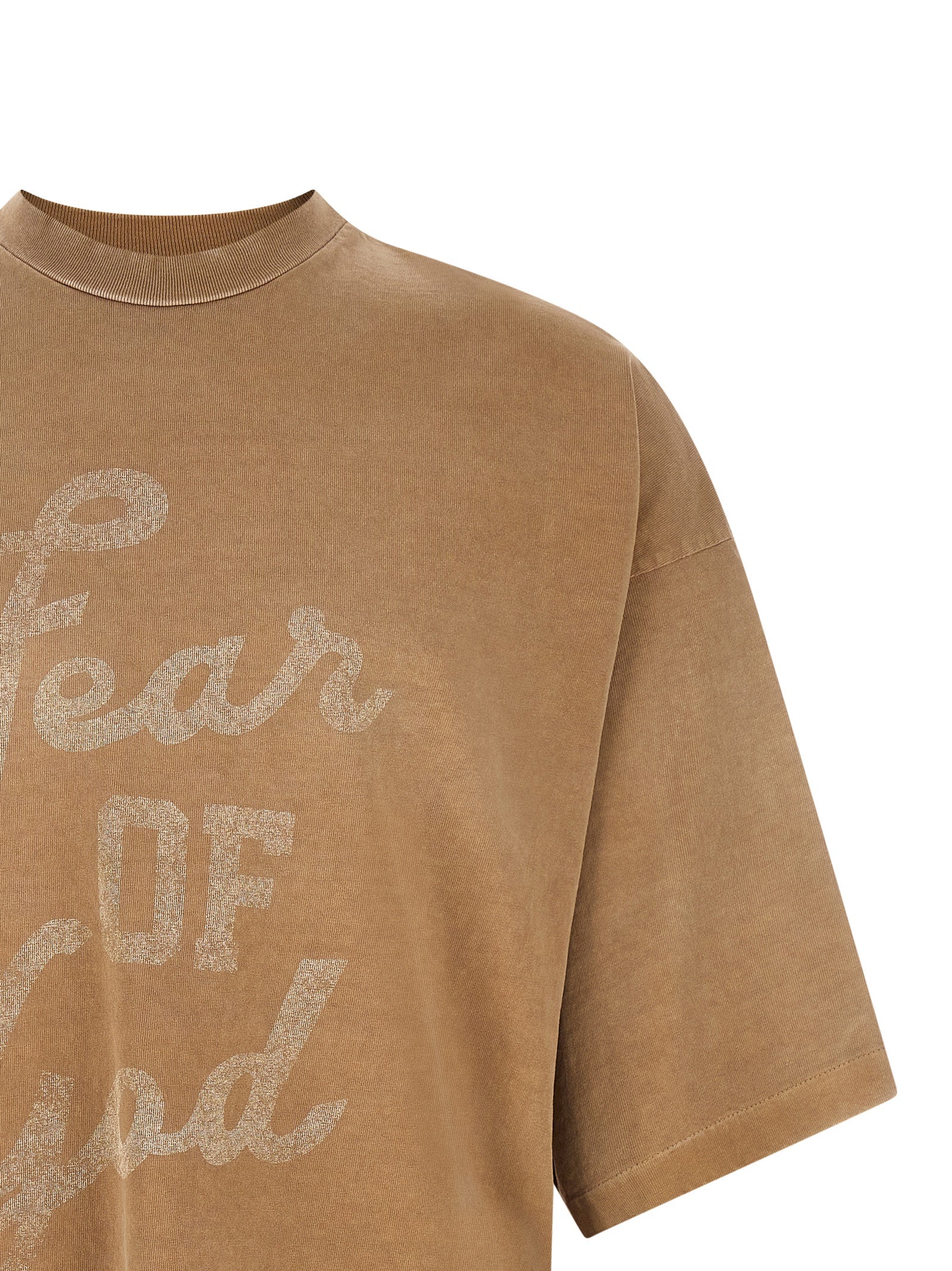 Fear Of God, 9 T-Shirt Beige Cotton