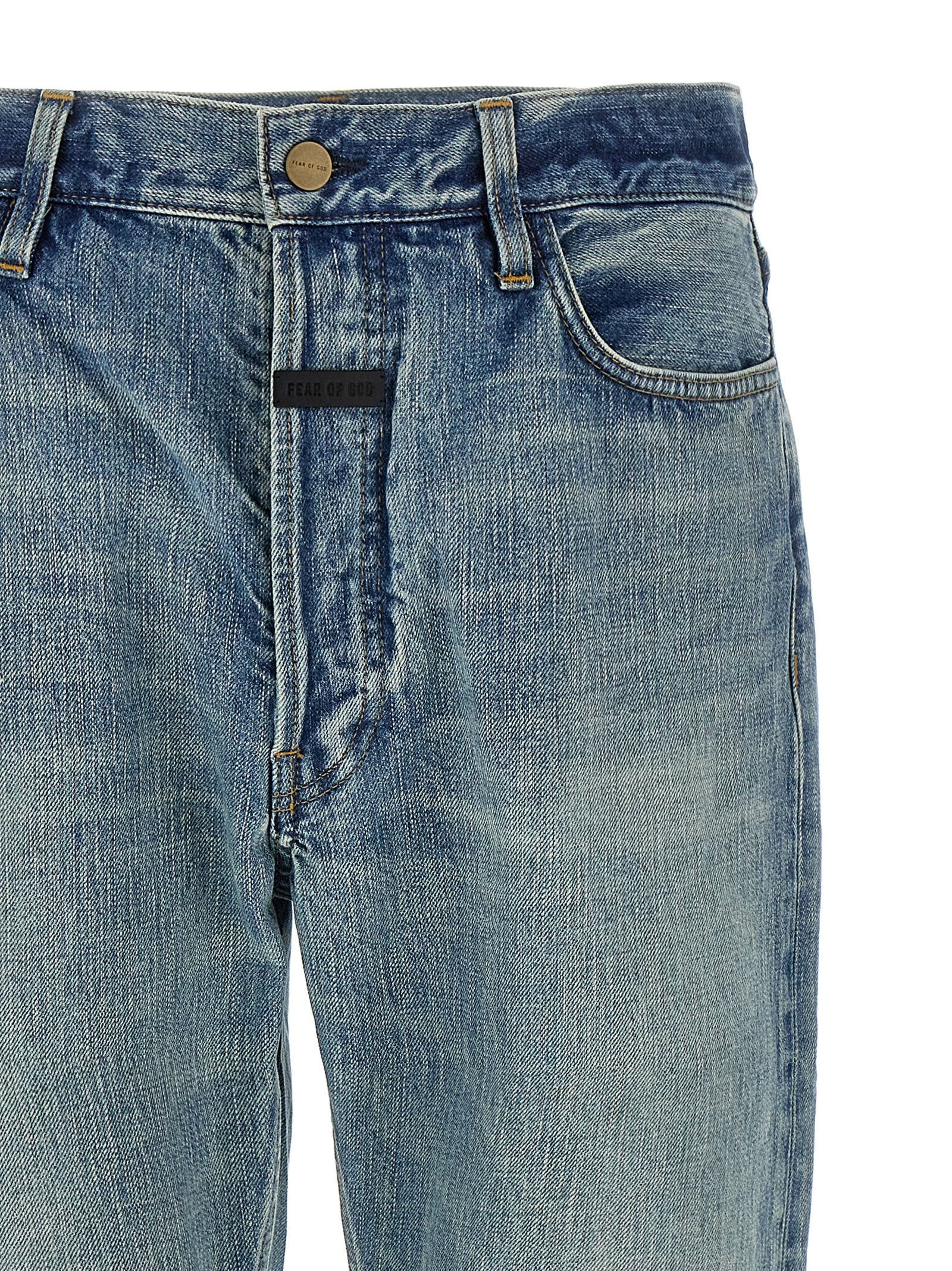 Classic 5 Pocket jeans Blue Cotton