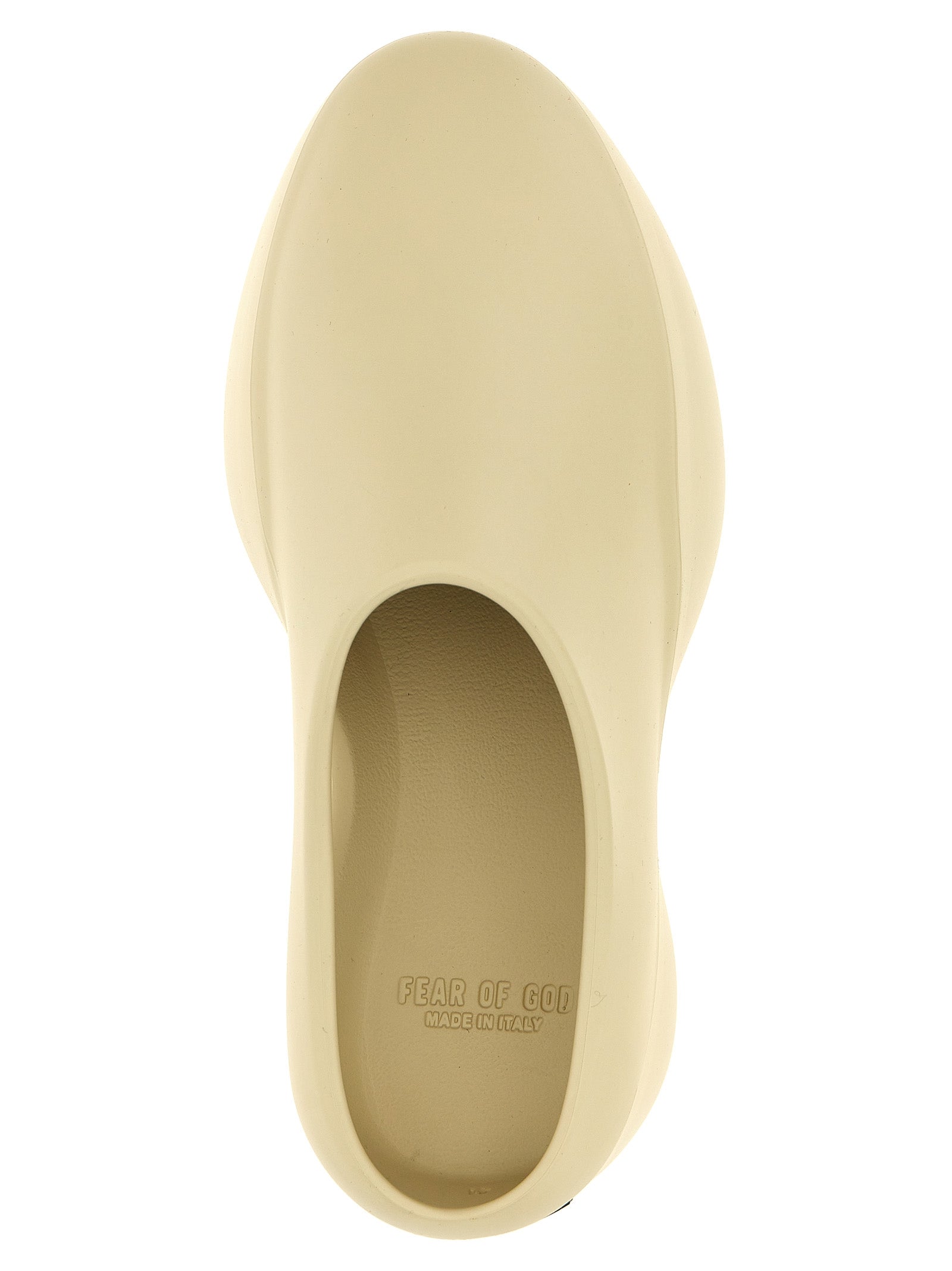 Eva Runner sabots Beige Rubber Flat Shoes