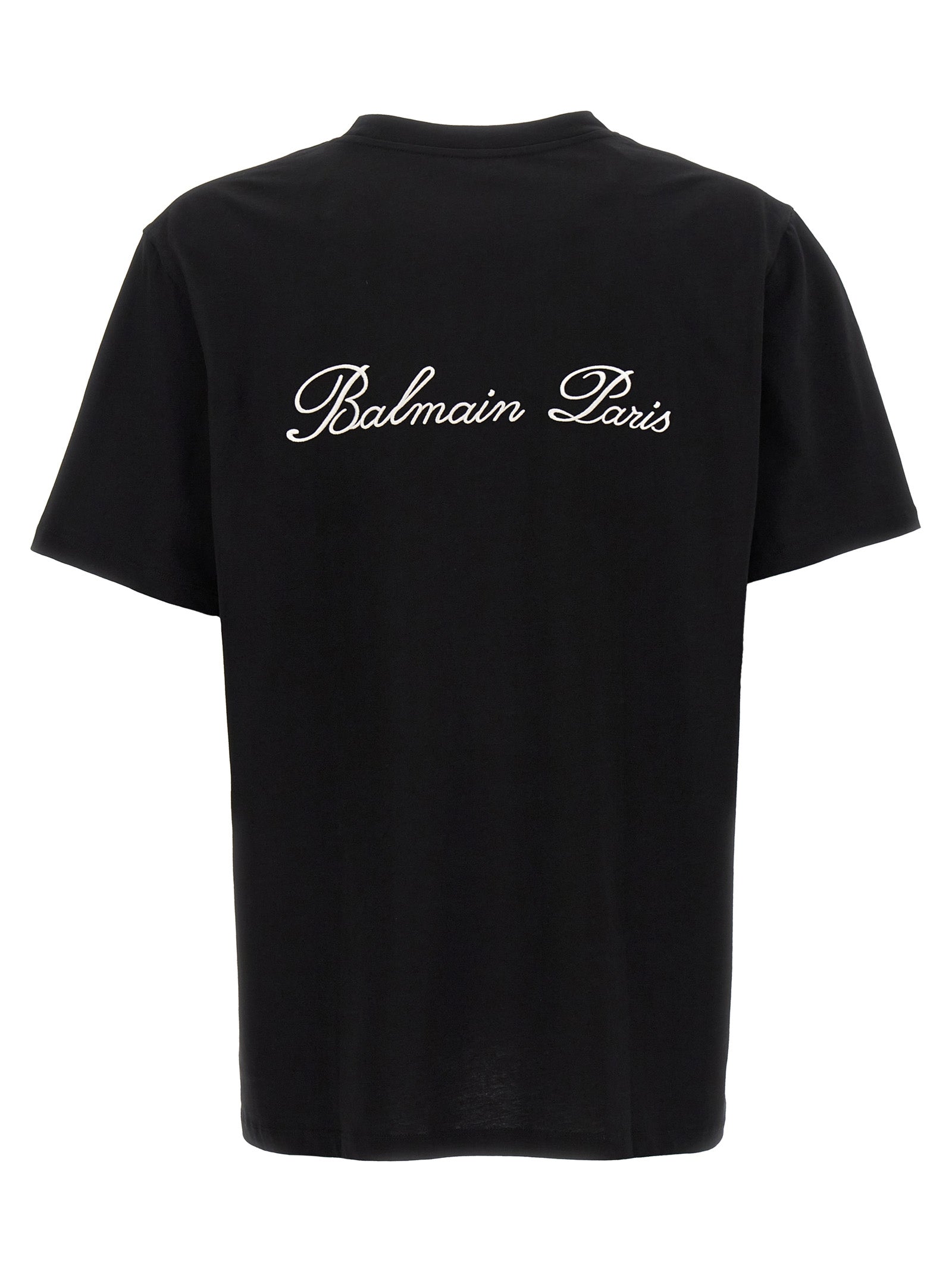Signature T-shirt White/black Cotton