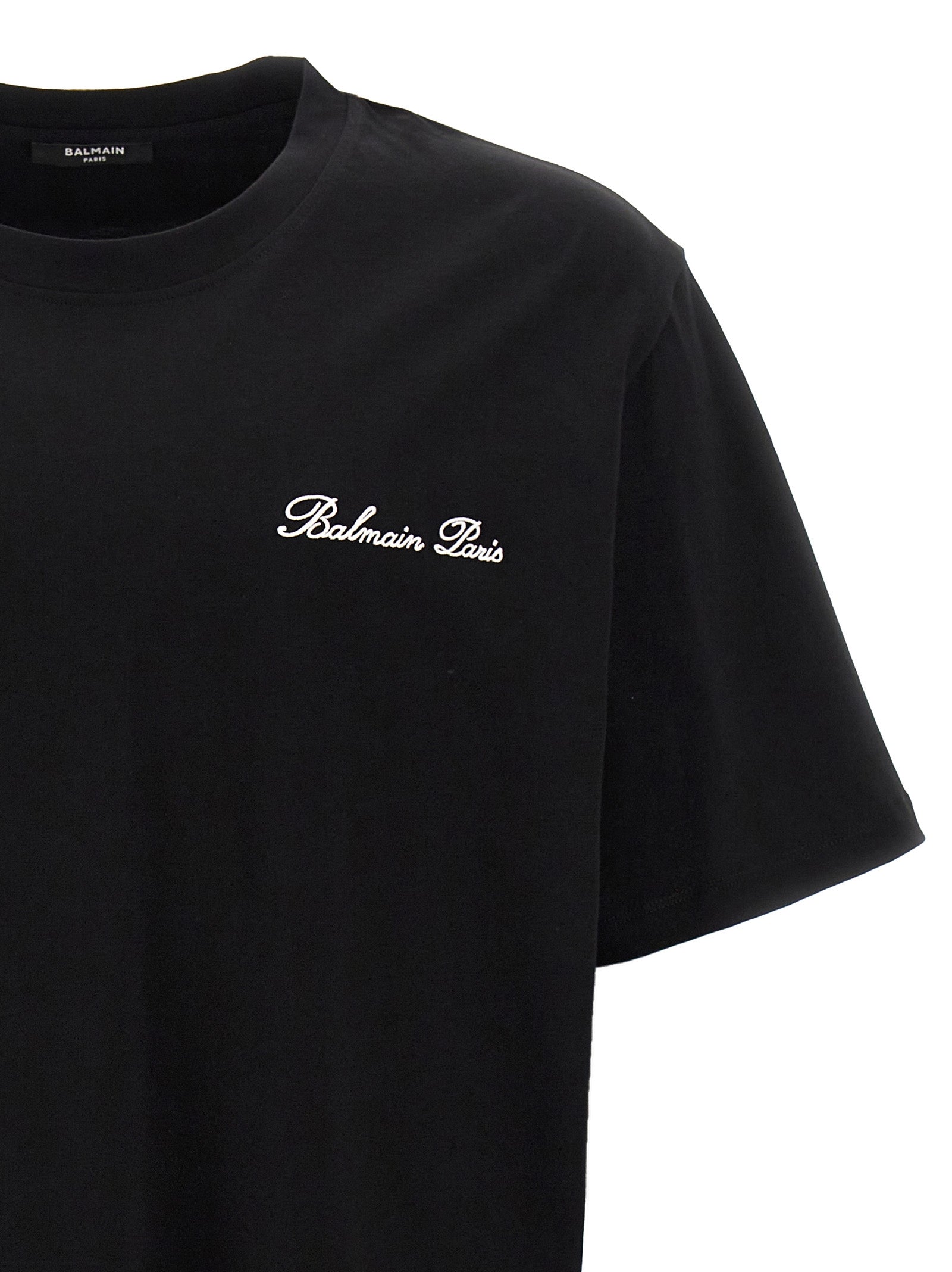 Signature T-shirt White/black Cotton