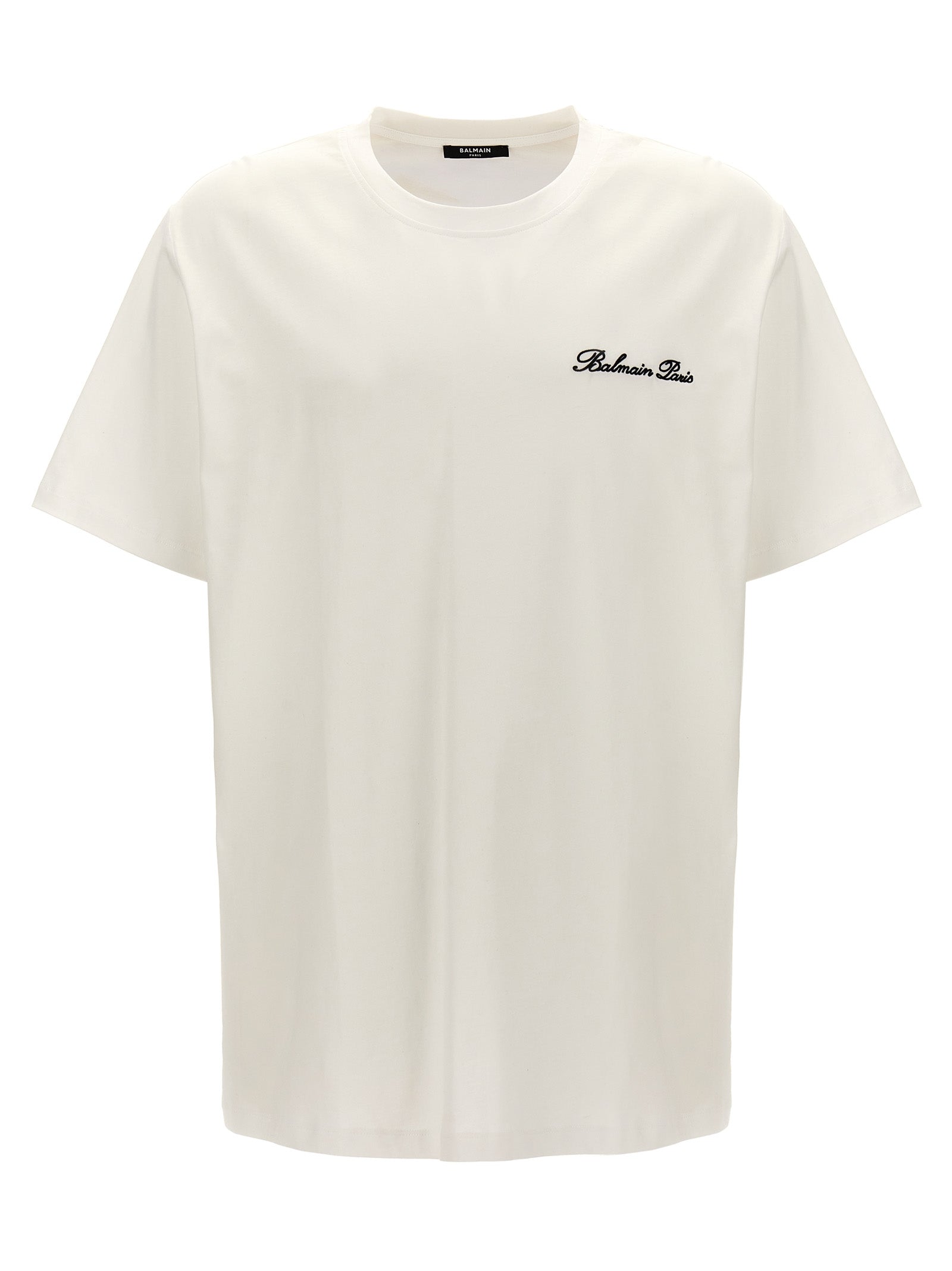 Signature T-shirt White/black Cotton