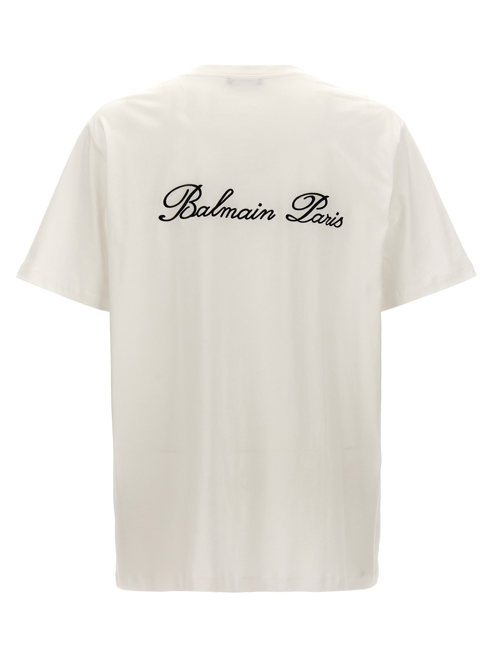 Signature T-shirt White/black Cotton