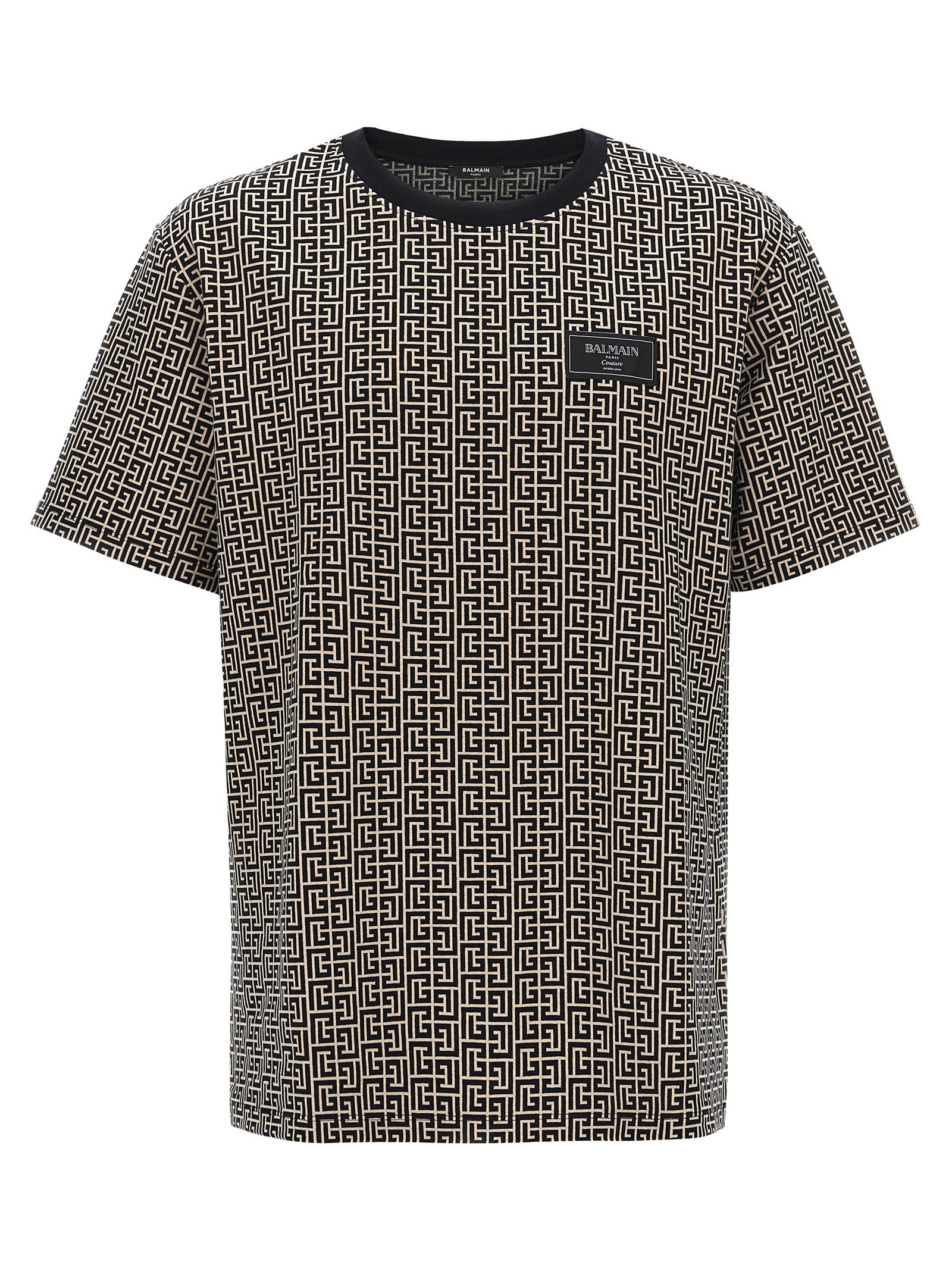 Monogram Couture T-shirt White/black Cotton