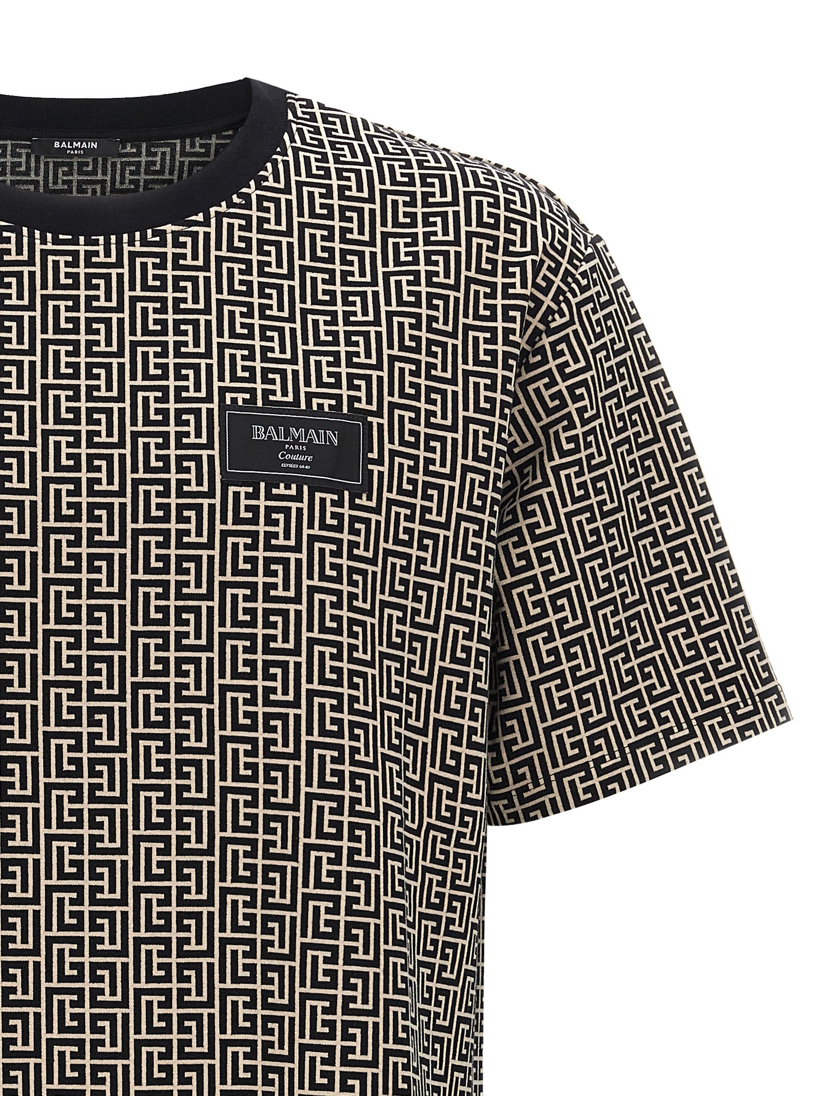 Monogram Couture T-shirt White/black Cotton