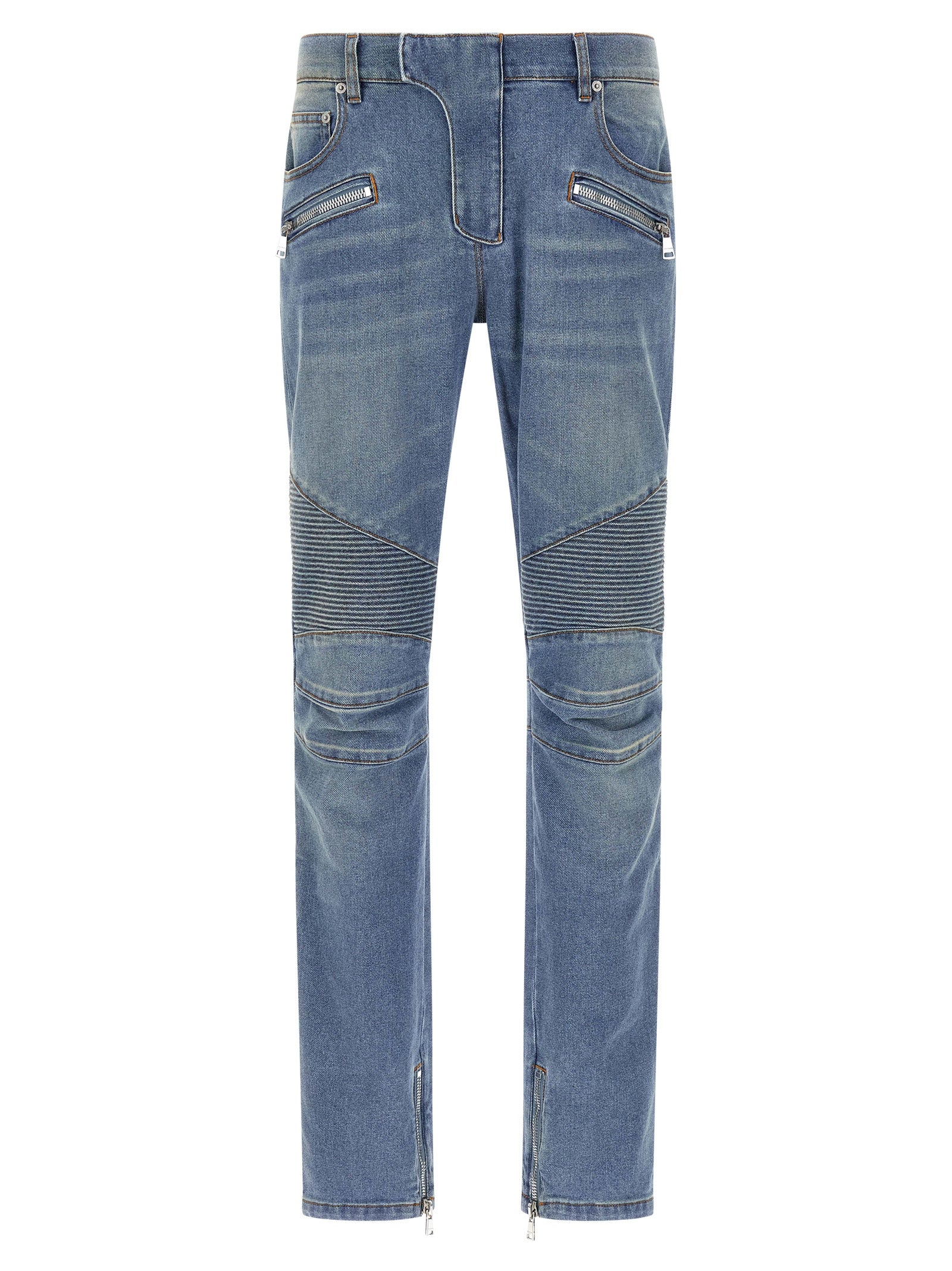 Biker jeans Blue Cotton