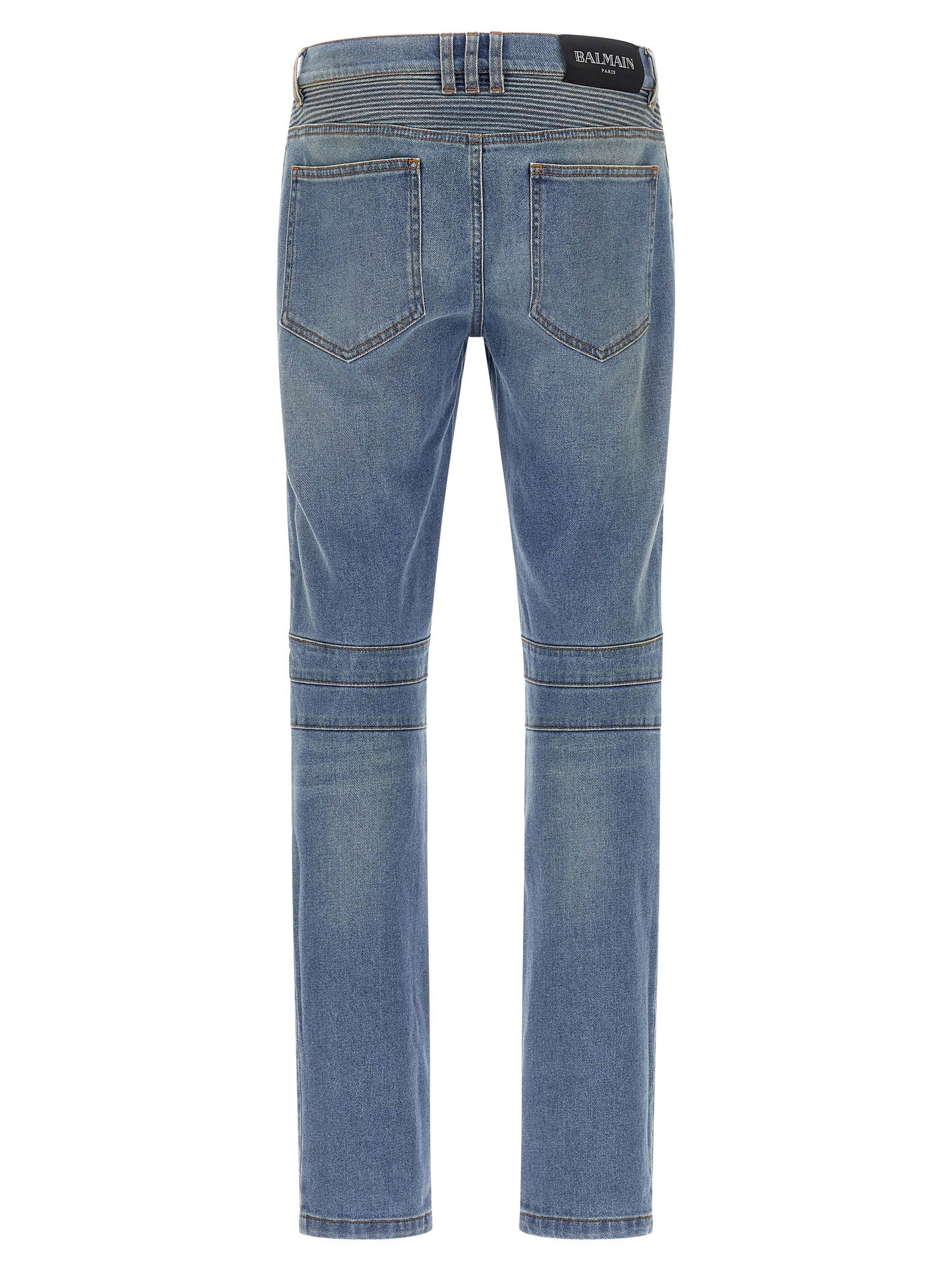 Biker jeans Blue Cotton