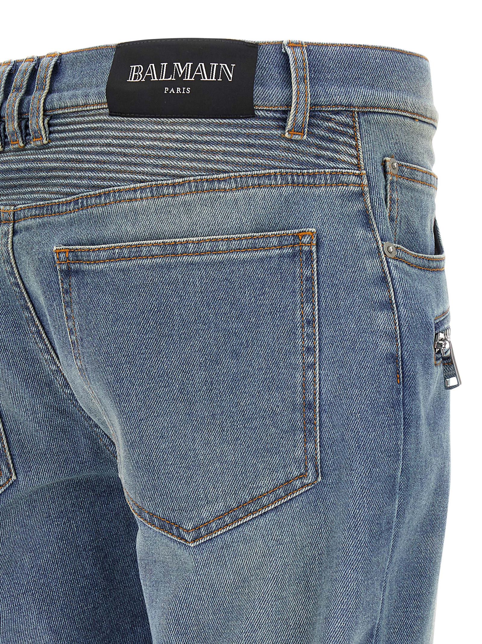 Biker jeans Blue Cotton