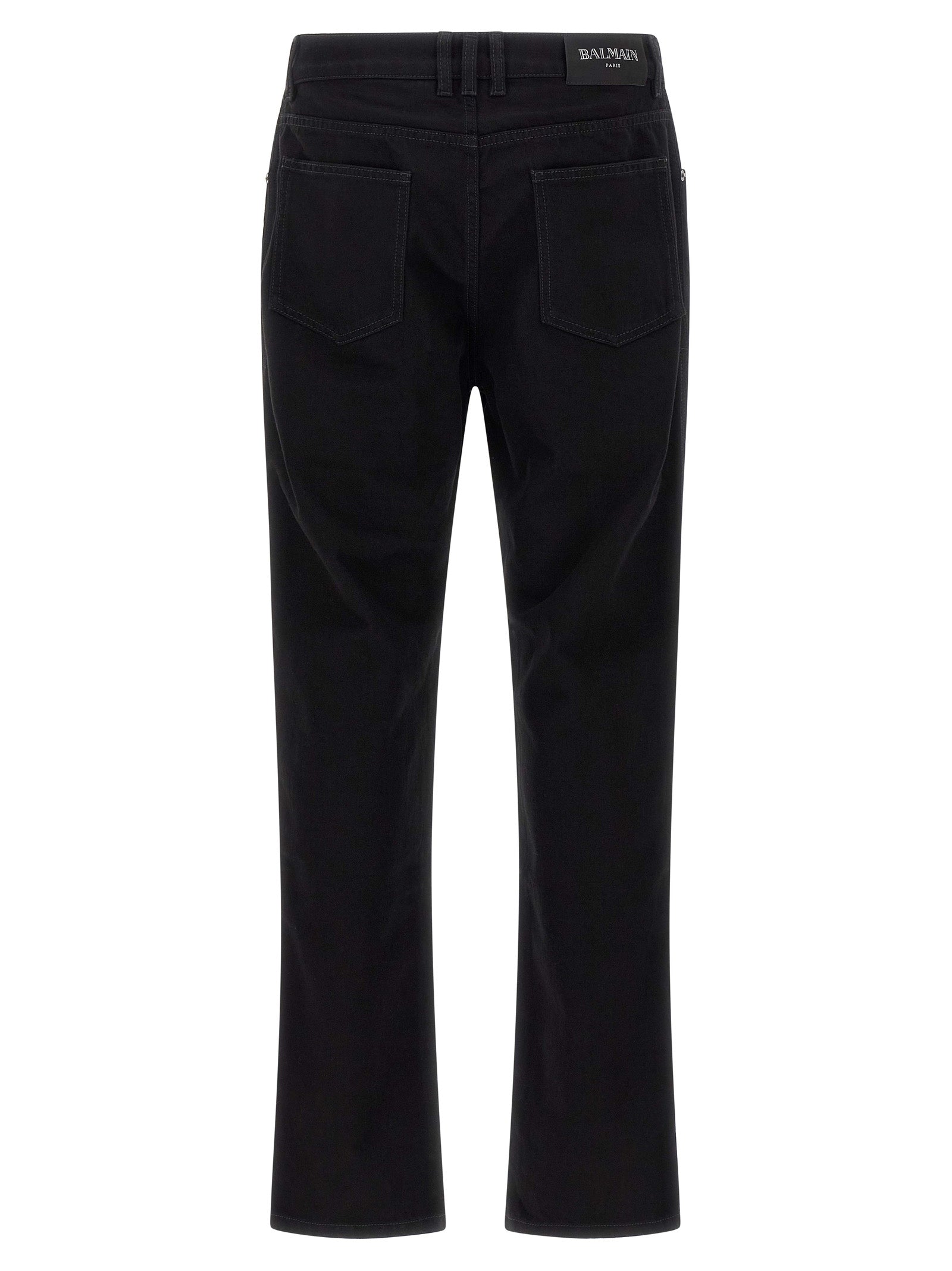 Regular jeans Black Cotton