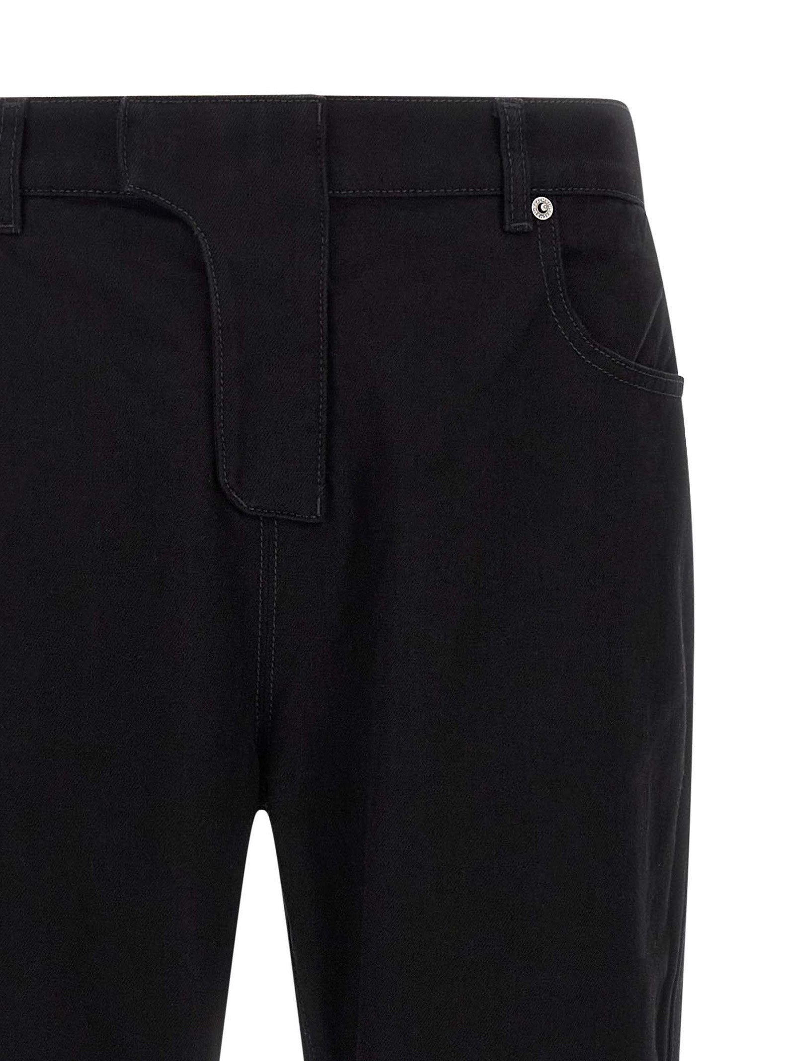 Regular jeans Black Cotton
