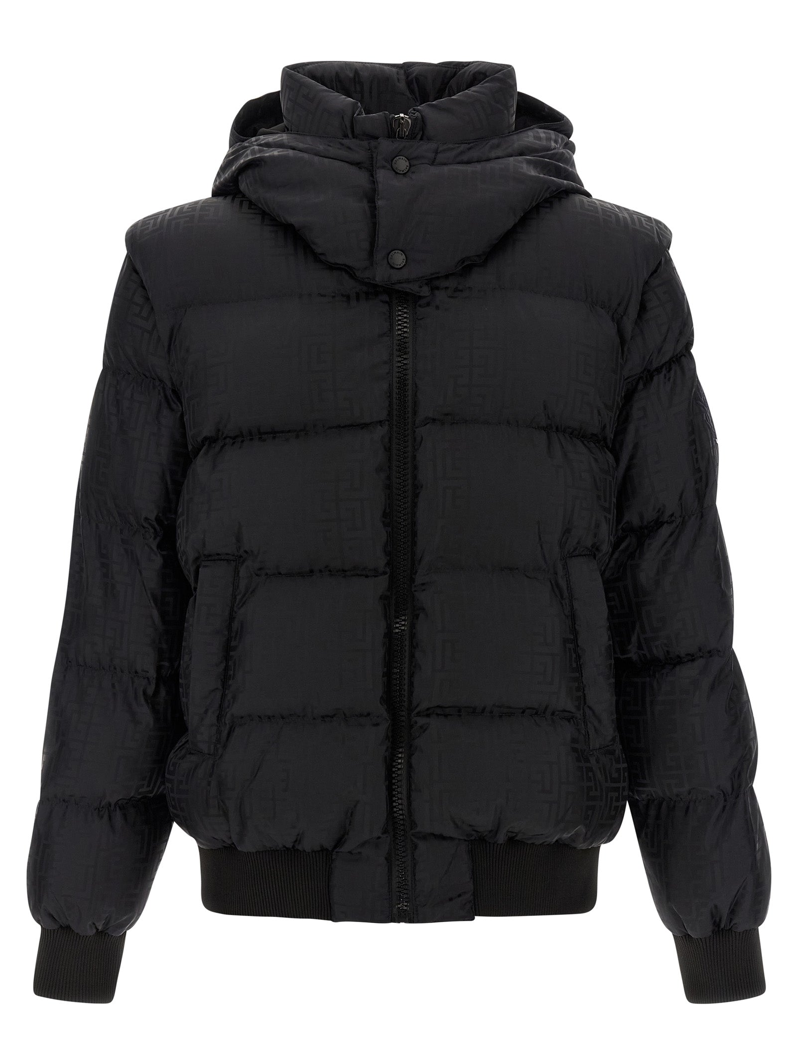 Monogram PB Labirinto down jacket Black Polyamide Jacket, Parka, Casual