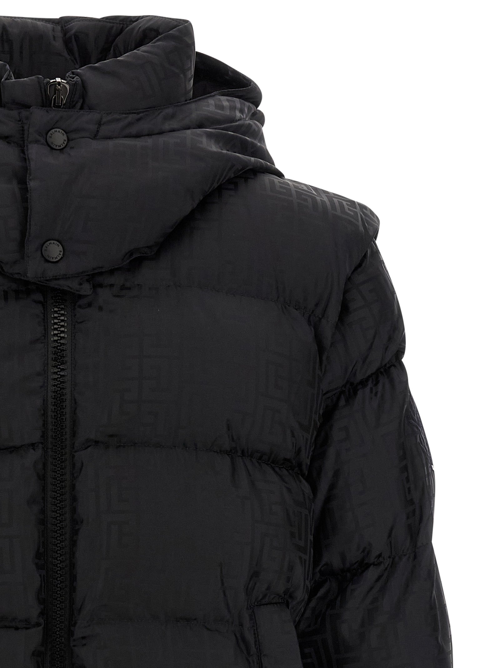 Monogram PB Labirinto down jacket Black Polyamide Jacket, Parka, Casual
