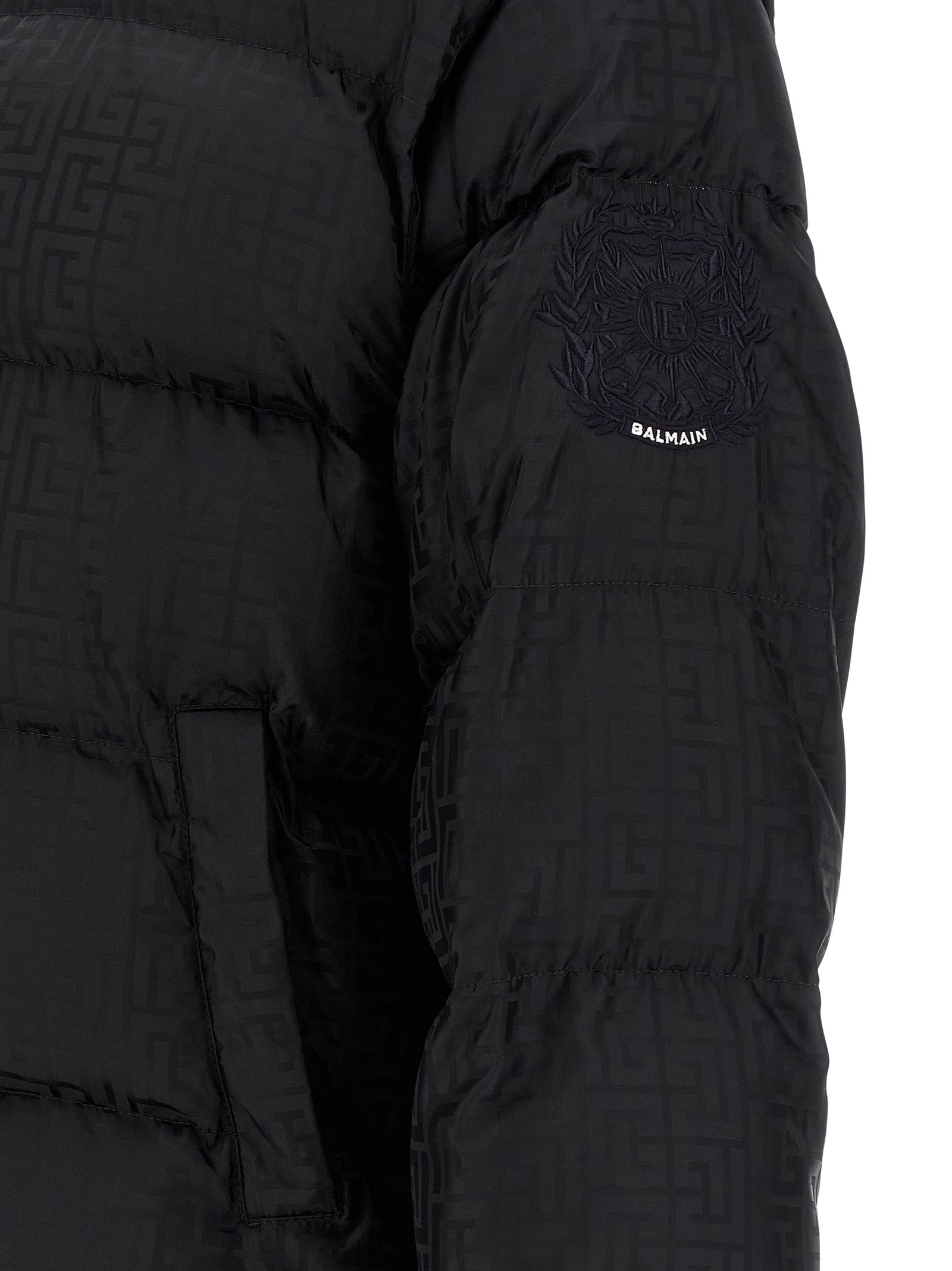 Monogram PB Labirinto down jacket Black Polyamide Jacket, Parka, Casual