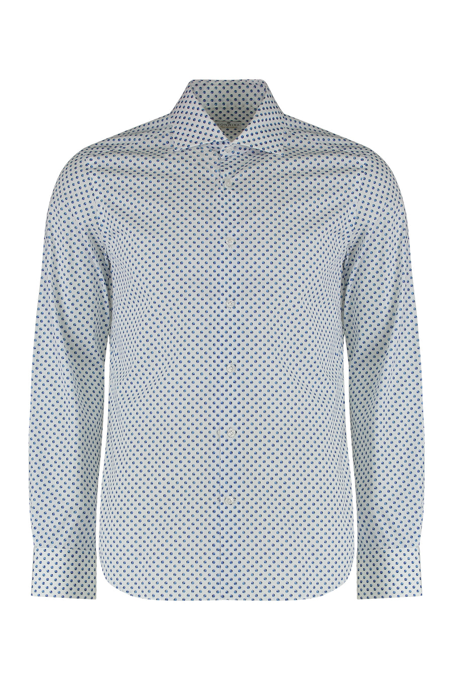 Printed Cotton Shirt White