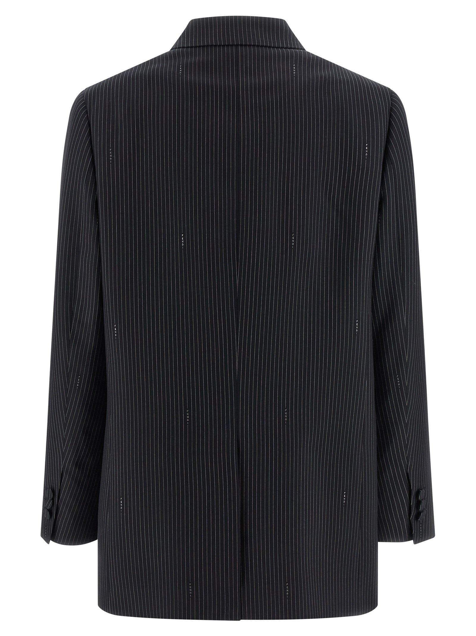 Pinstripe Wool Blazer Blue Blazer, Suits