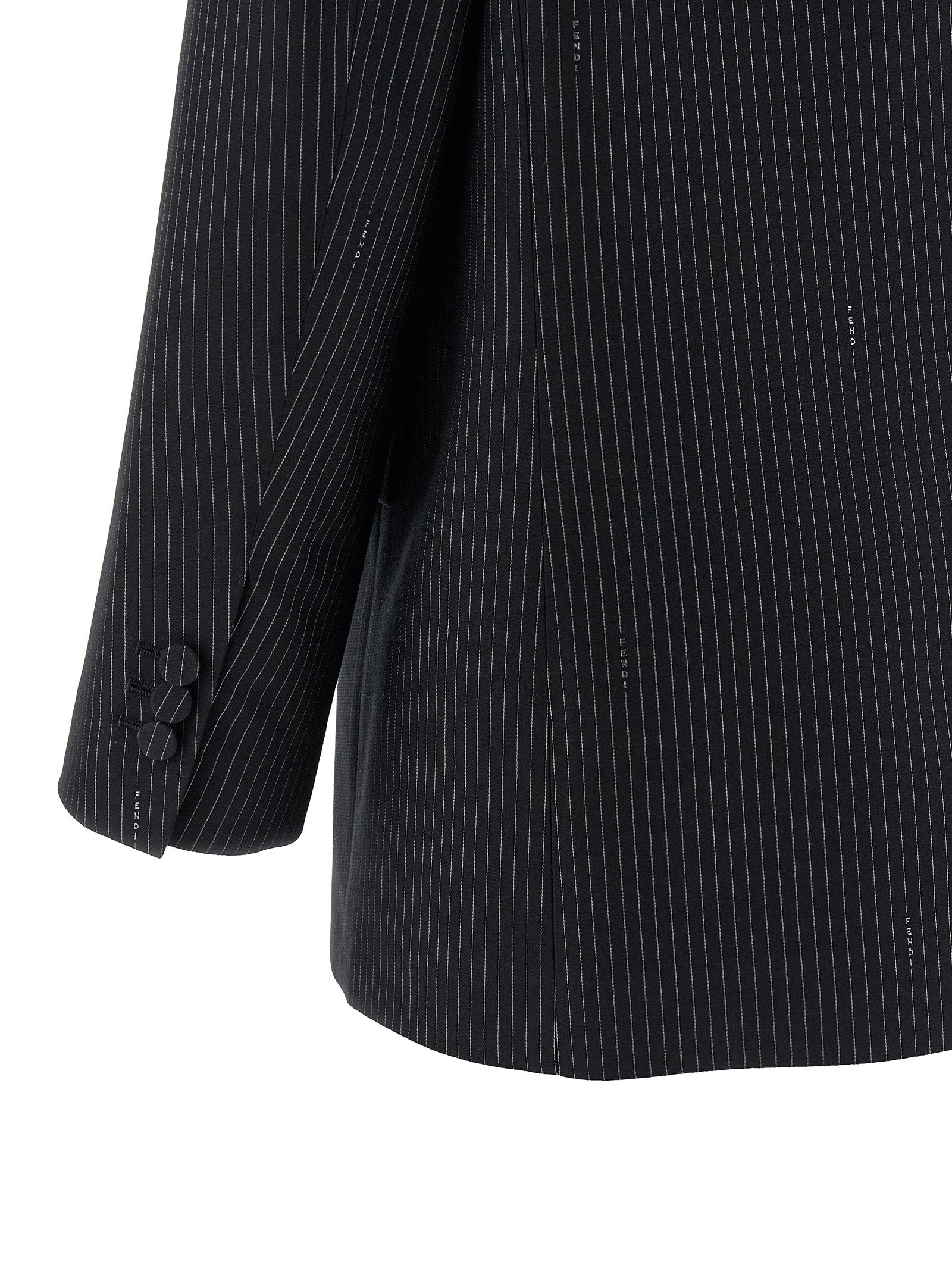 Pinstripe Wool Blazer Blue Blazer, Suits