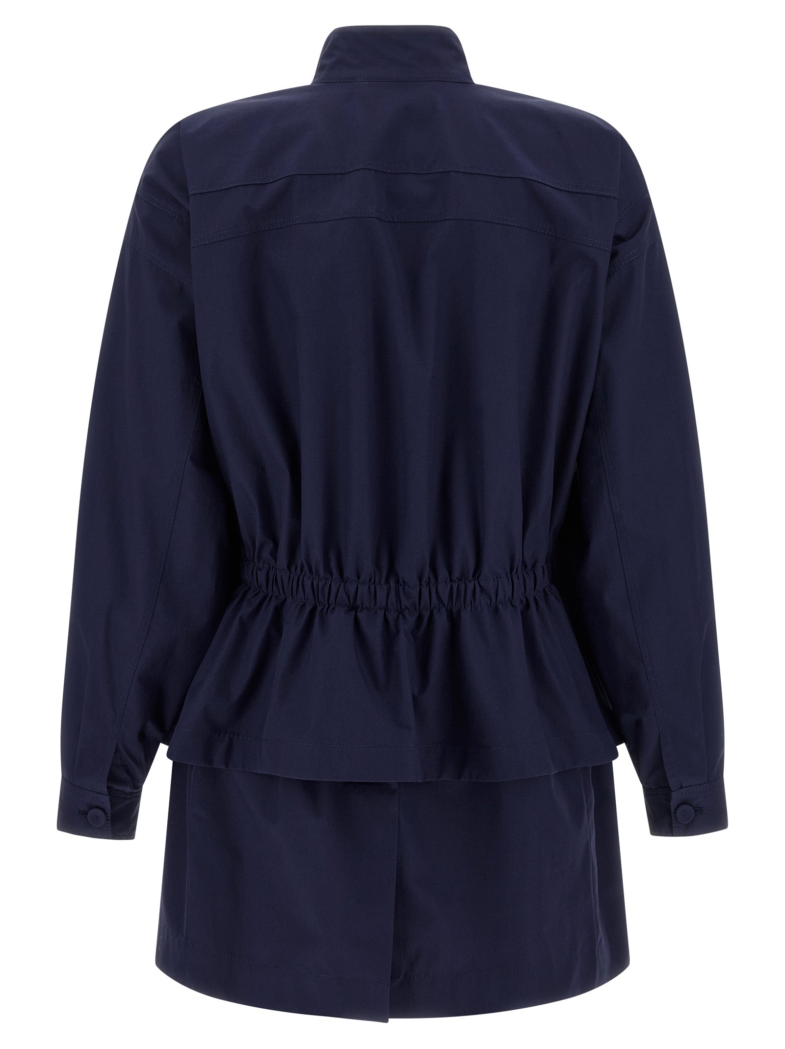 Saharan jacket Blue Cotton Down Jacket, Parka, Casual