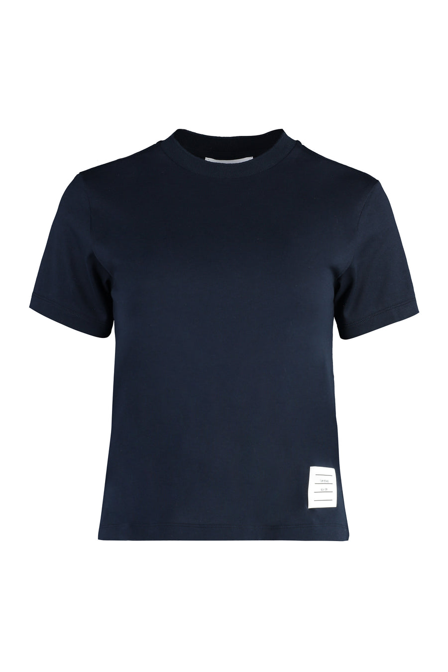 Cotton Crew-Neck T-Shirt Blue T-shirts & Jerseys