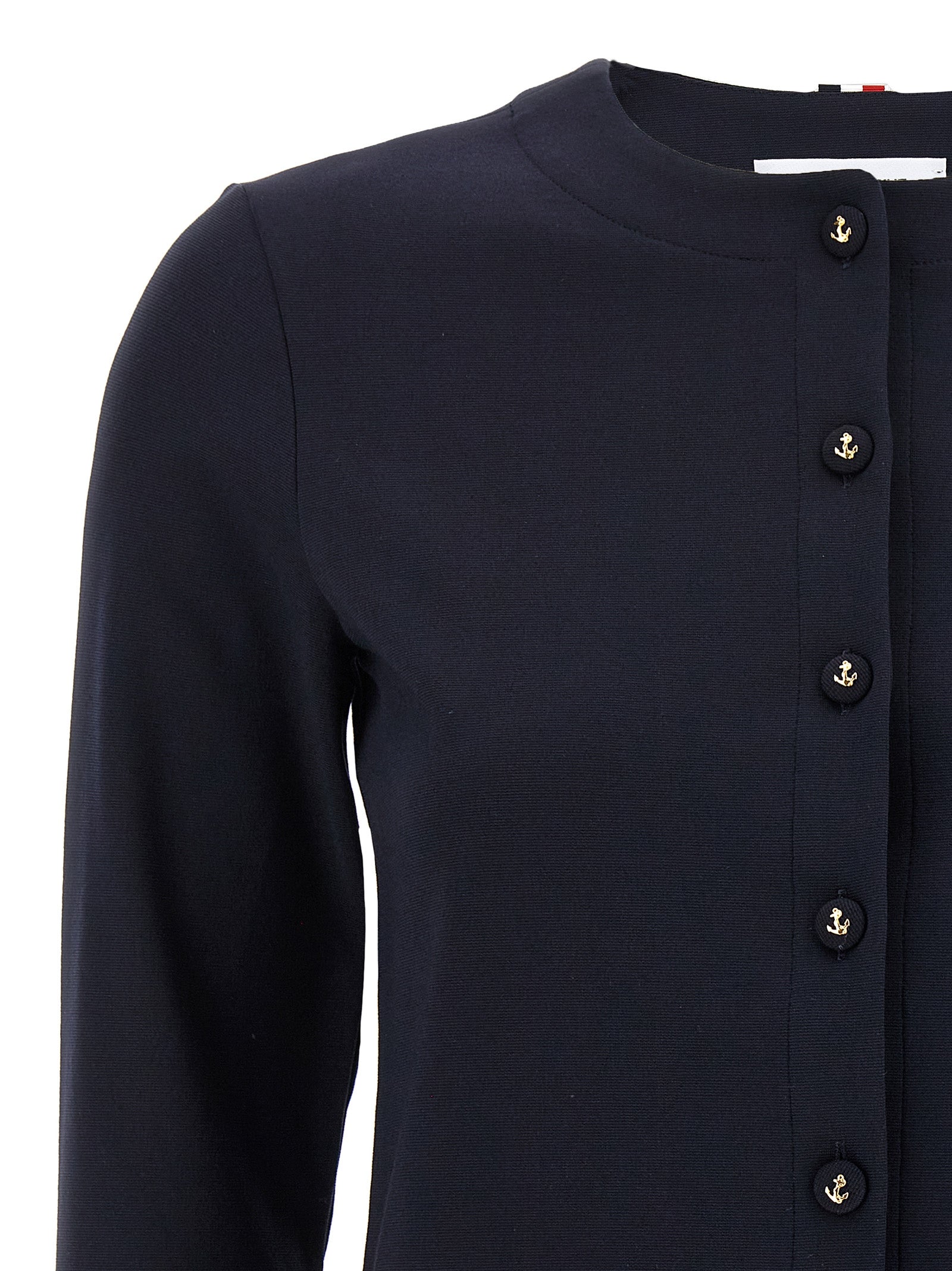 Ancora cardigan Blue Viscose Polyamide Elastane Sweater, Cardigans