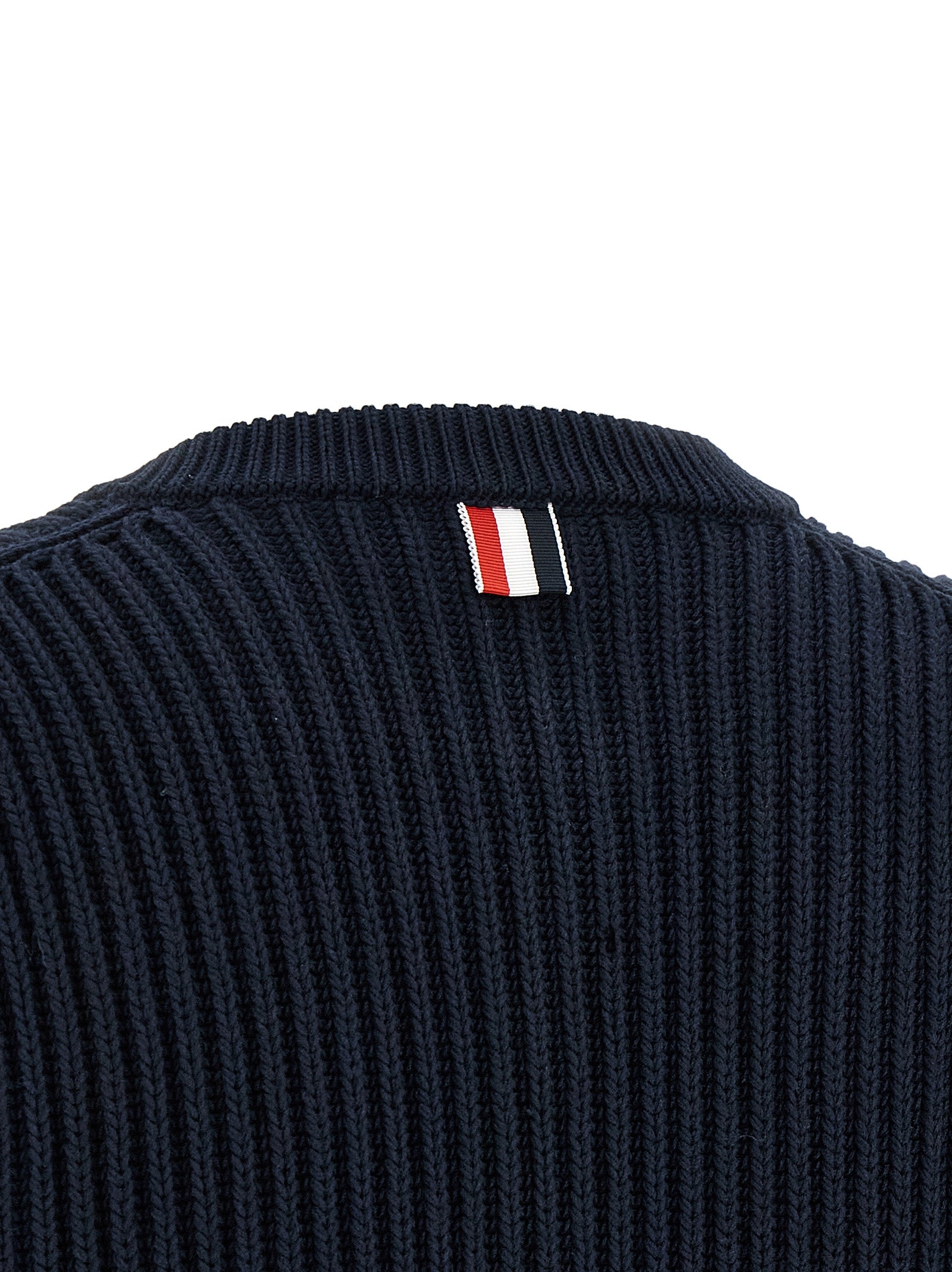 Cropped cardigan Blue Cotton Sweater, Cardigans