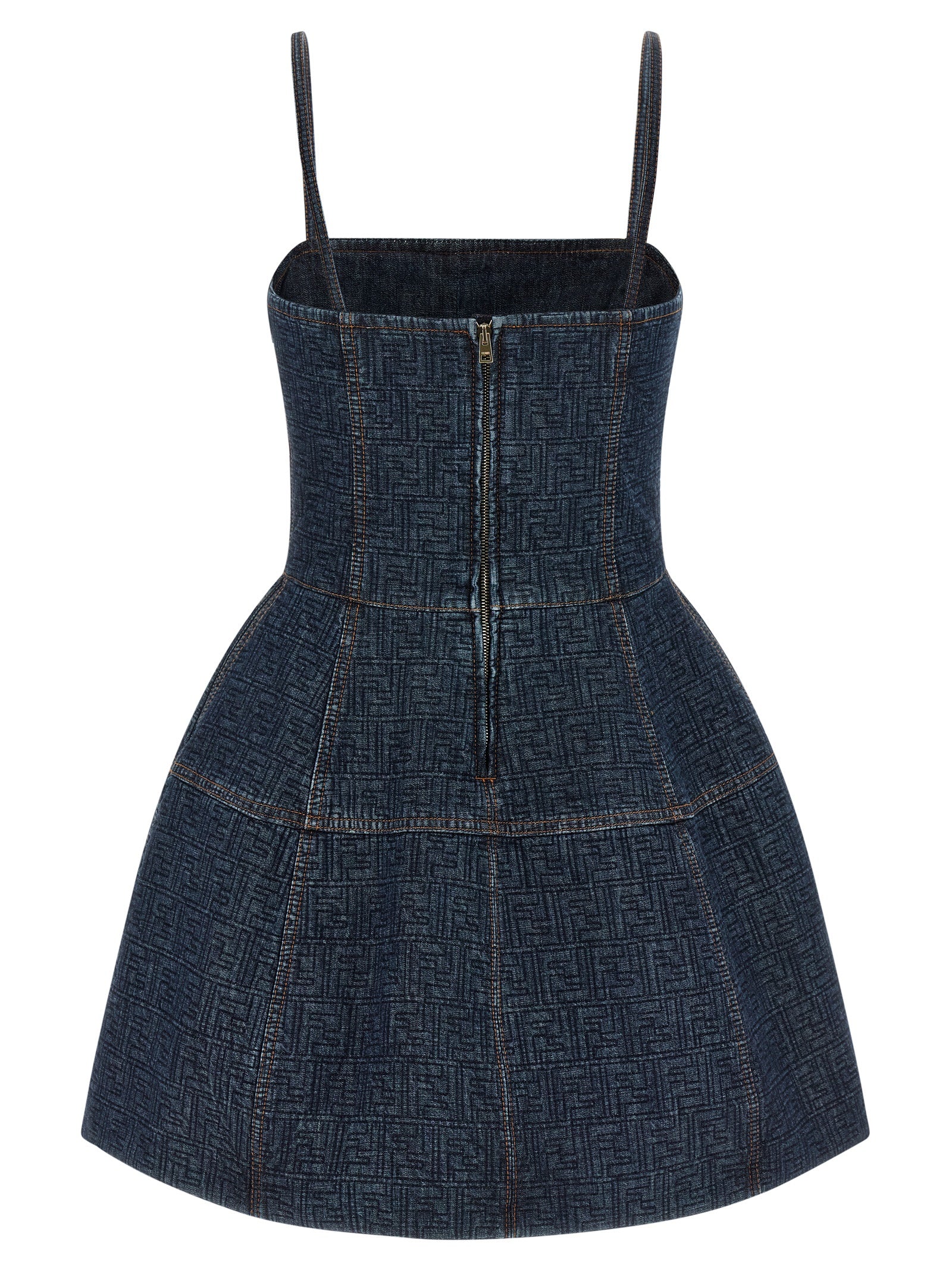 FF denim dress Blue Cotton