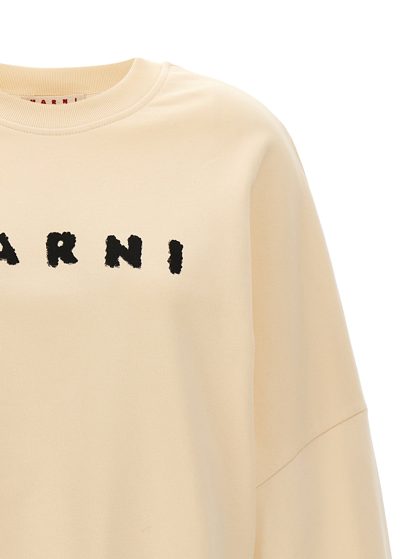 Logo print sweatshirt White Cotton