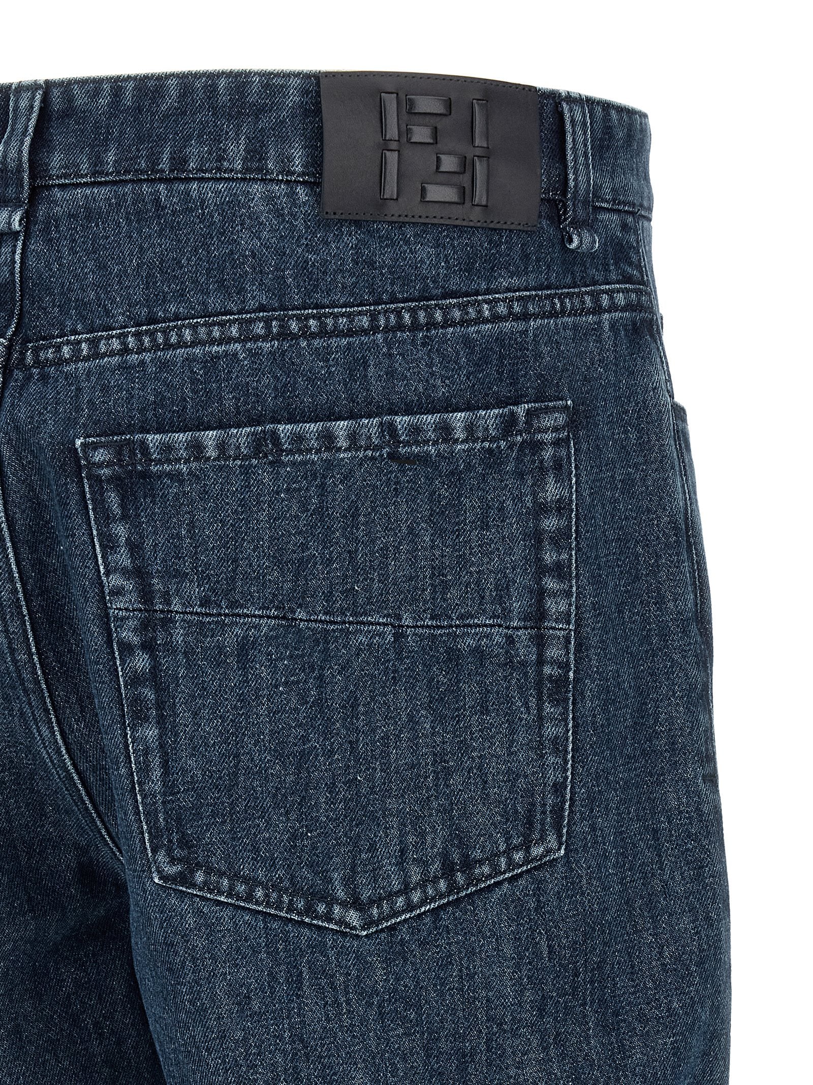 FF inner jeans Blue Cotton
