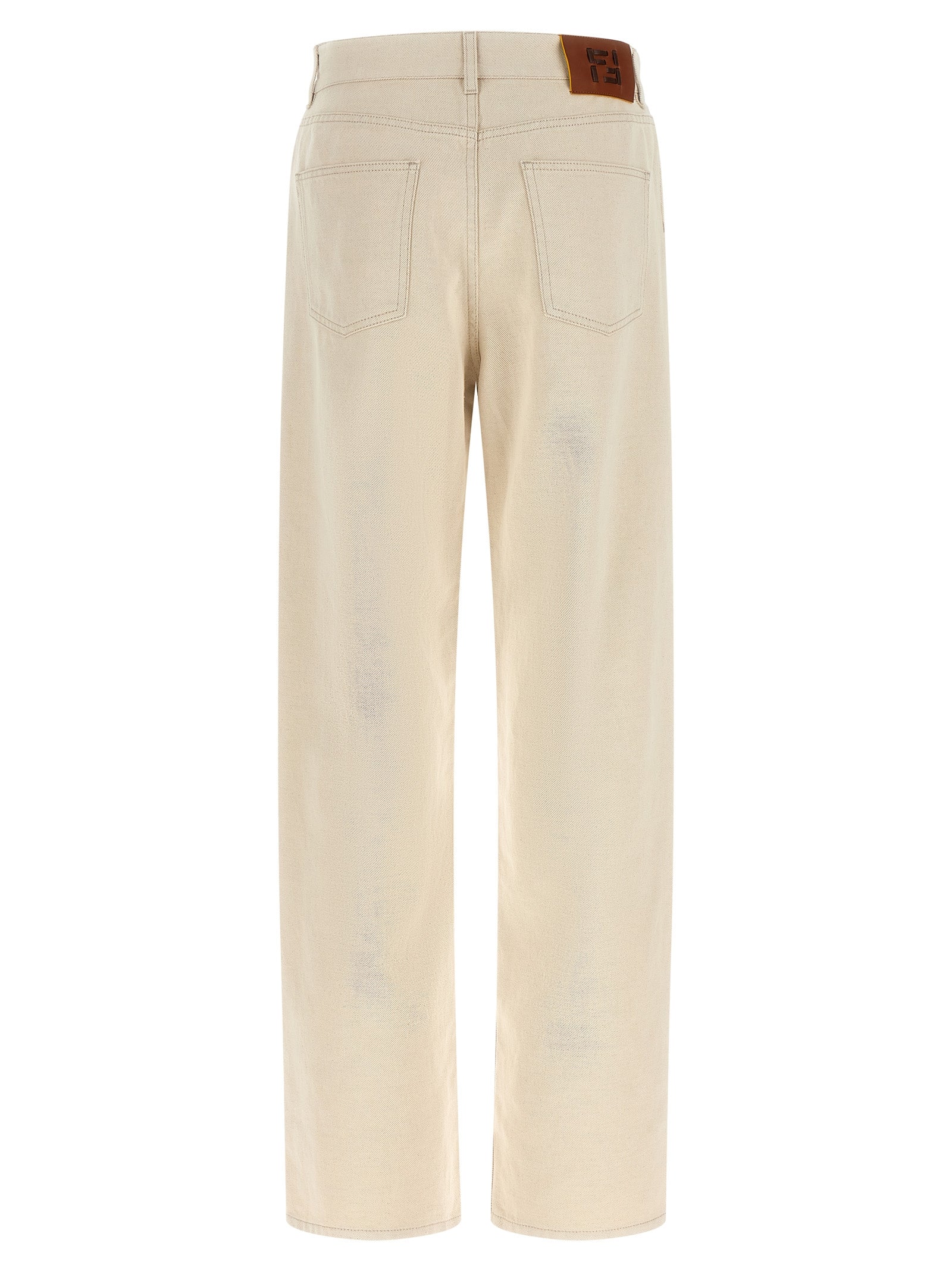 FF Reverse jeans Beige Cotton