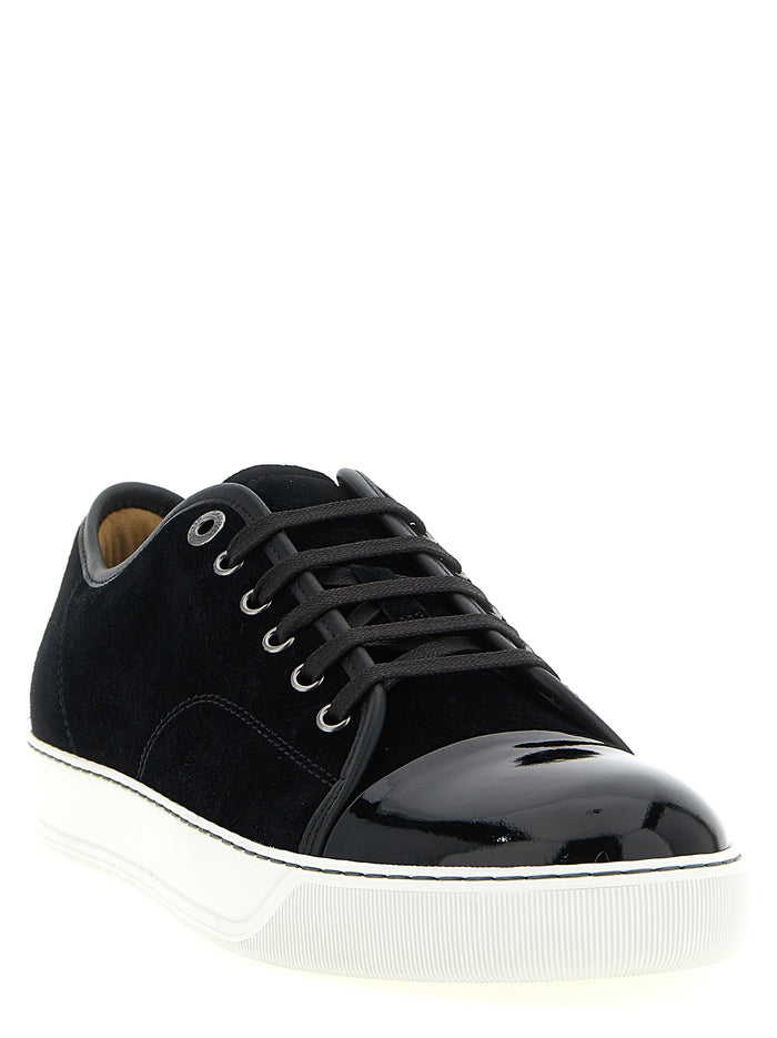 Basket sneakers Black Calfskin Leather (bos Taurus)