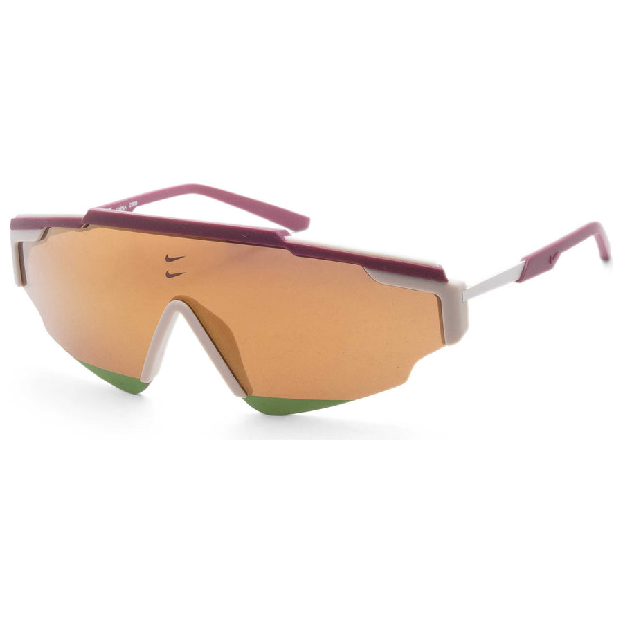 Nike Unisex Marquee Edge 64 Mm Night Maroon Sunglasses Fn0300-681 One Color