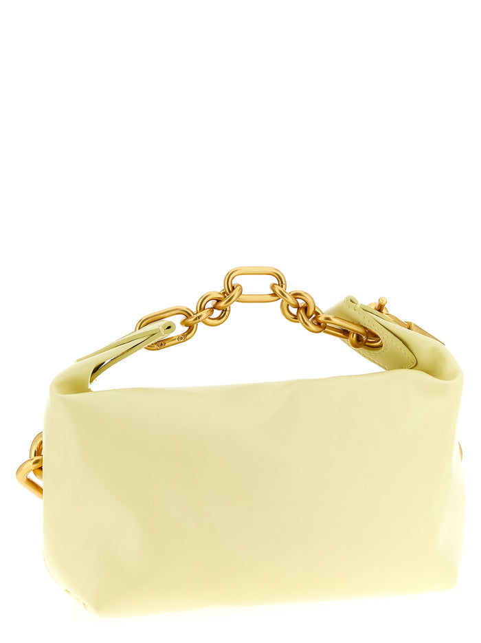 Sync mini handbag Yellow Calfskin Leather (bos Taurus) Hand Bags