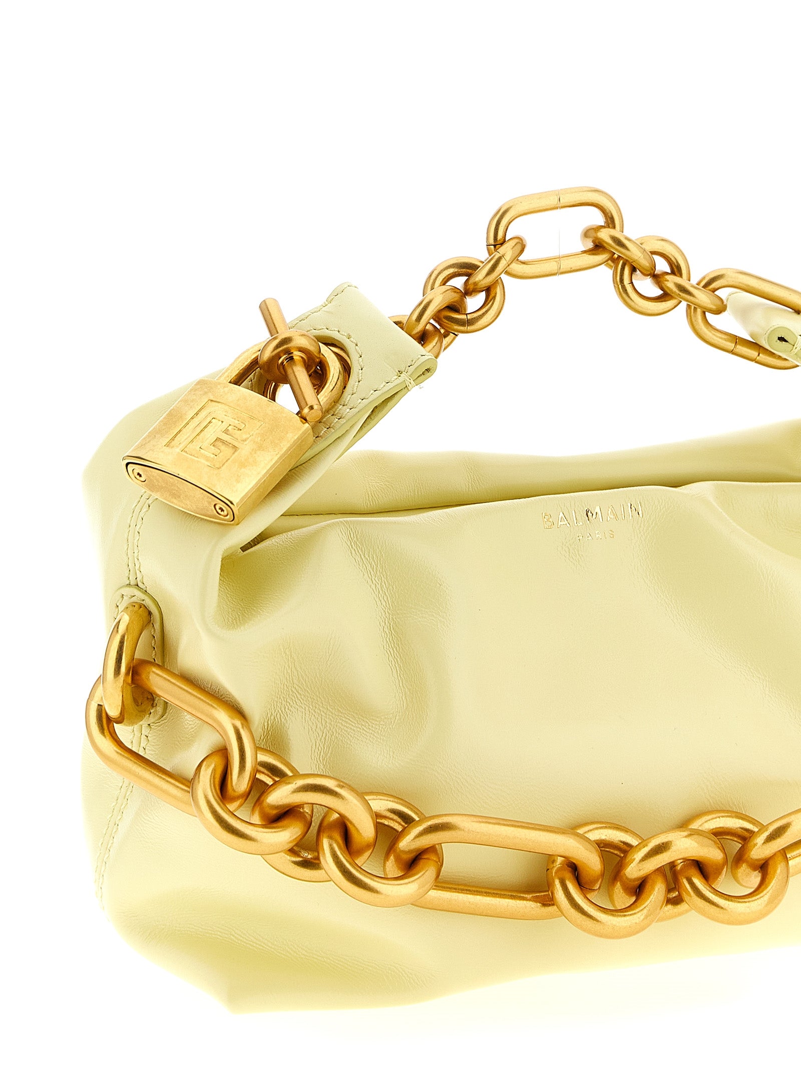 Sync mini handbag Yellow Calfskin Leather (bos Taurus) Hand Bags