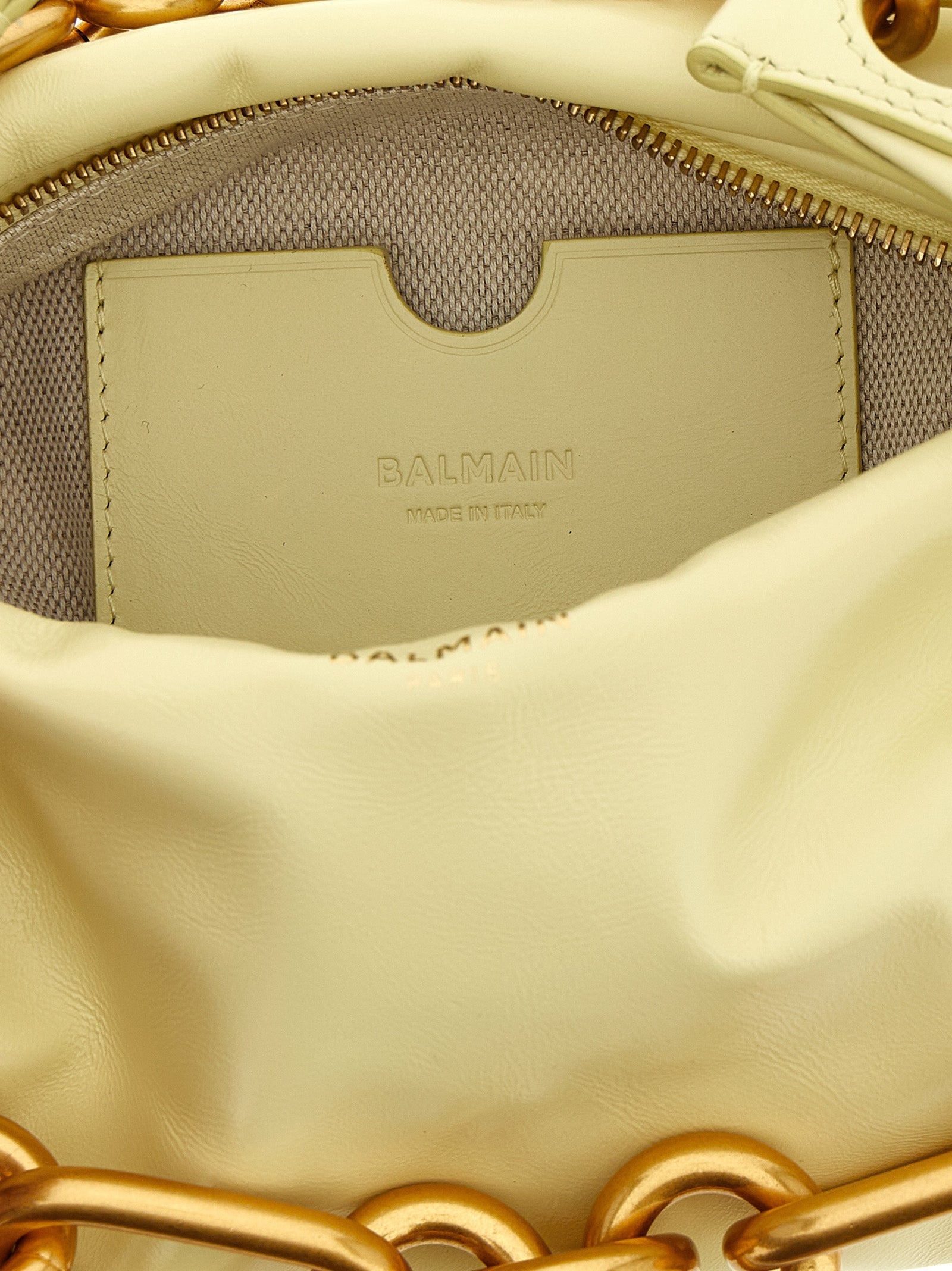 Sync mini handbag Yellow Calfskin Leather (bos Taurus) Hand Bags