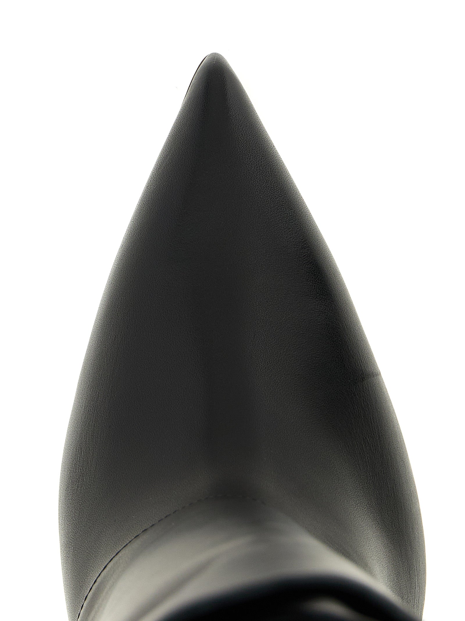 Twist boots Black Calfskin Leather (bos Taurus) Boots, Ankle