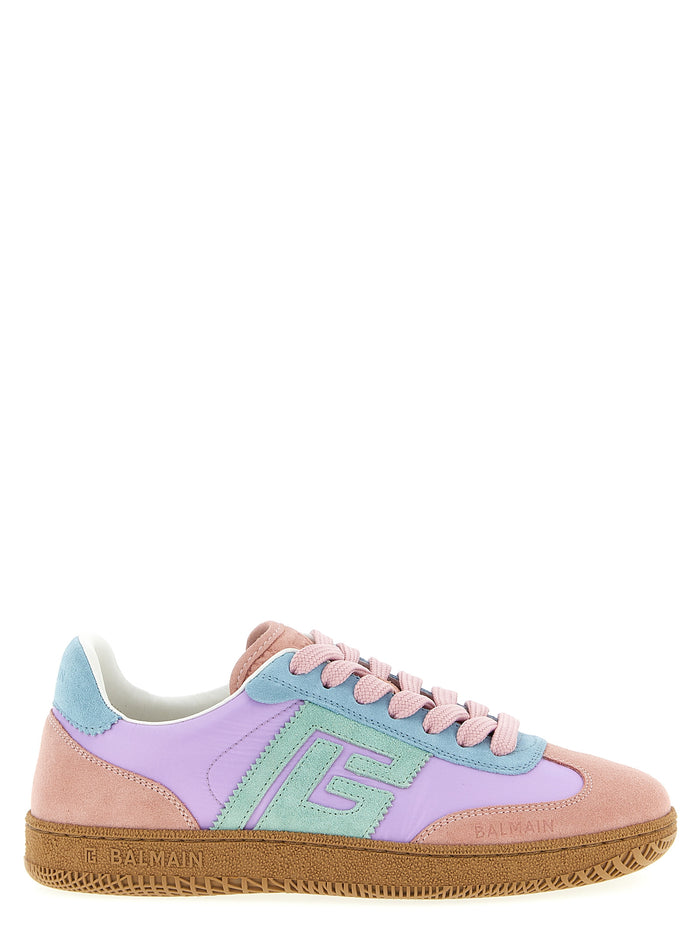 Balmain Swan sneakers Multicolor Calfskin Leather (bos Taurus)