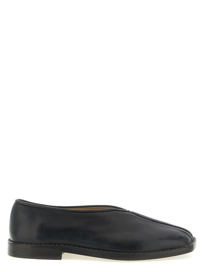 Piped slippers Brown Lamb Leather (ovis Aries) Loafers